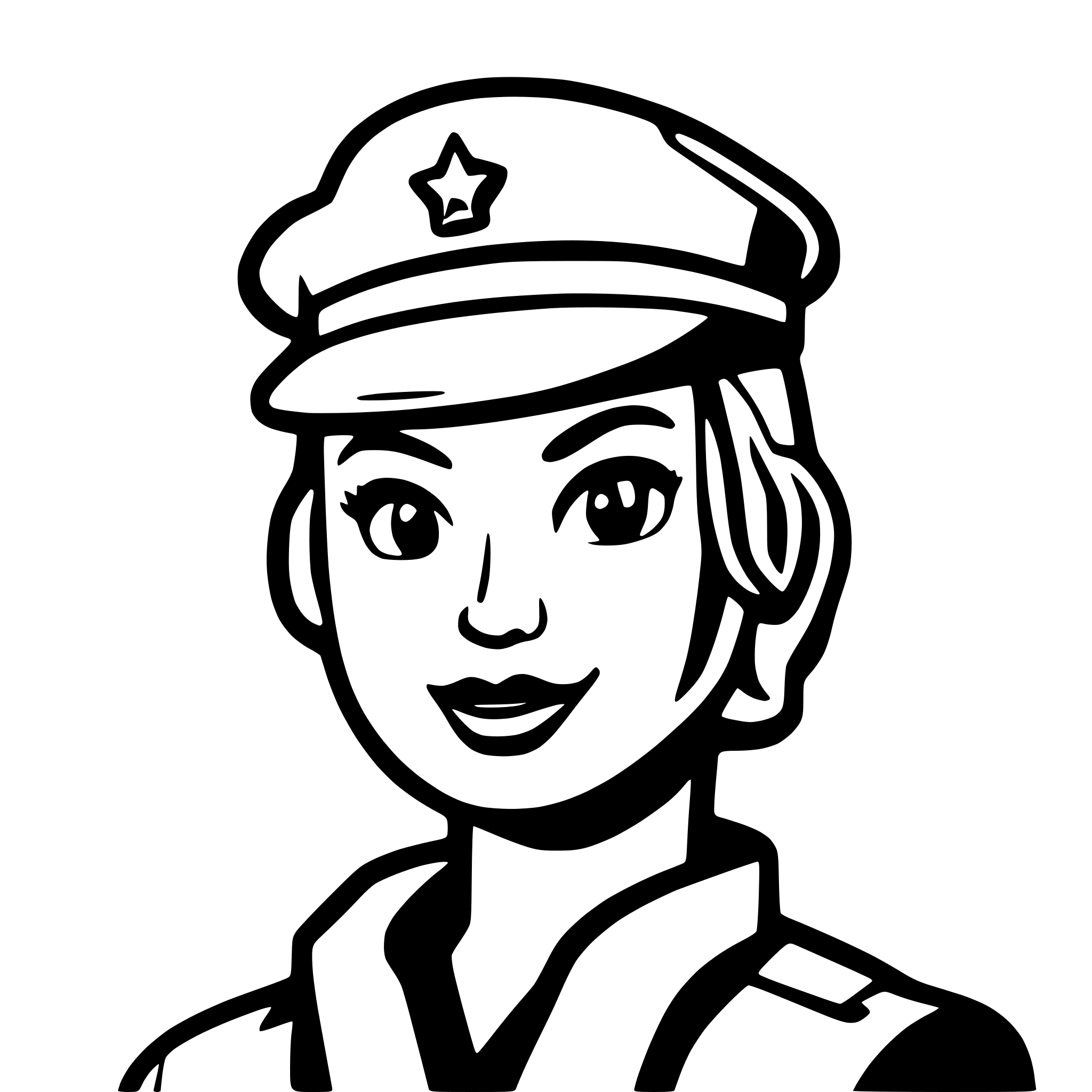 AI-generated SVG of 'modern soldier memoji'