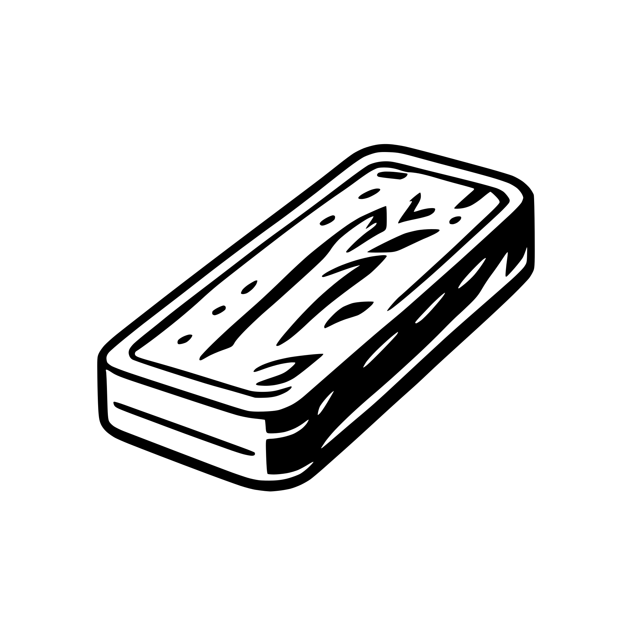 AI-generated SVG of 'perspective view of bronze ingot'