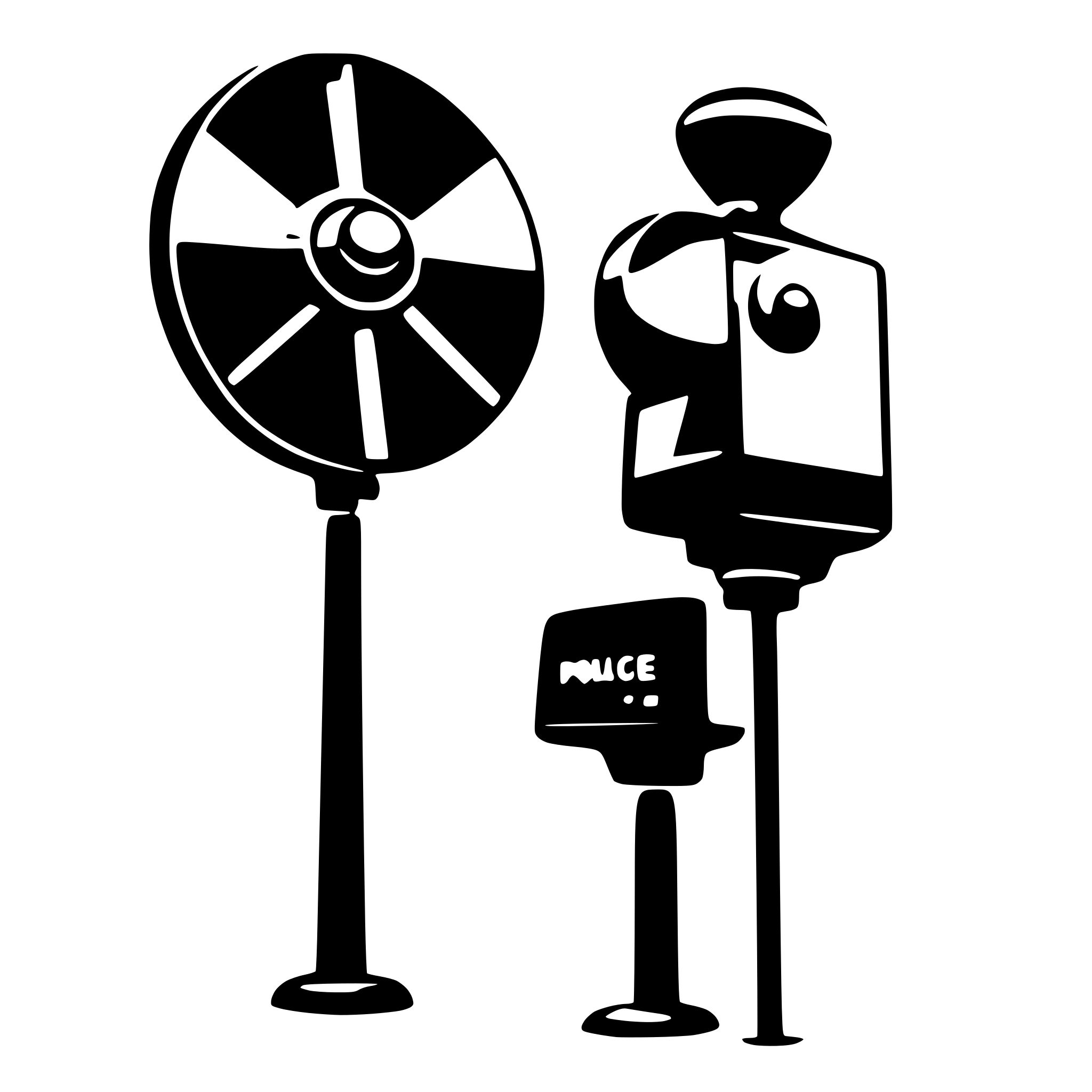 AI-generated SVG of a POLICE RADAR