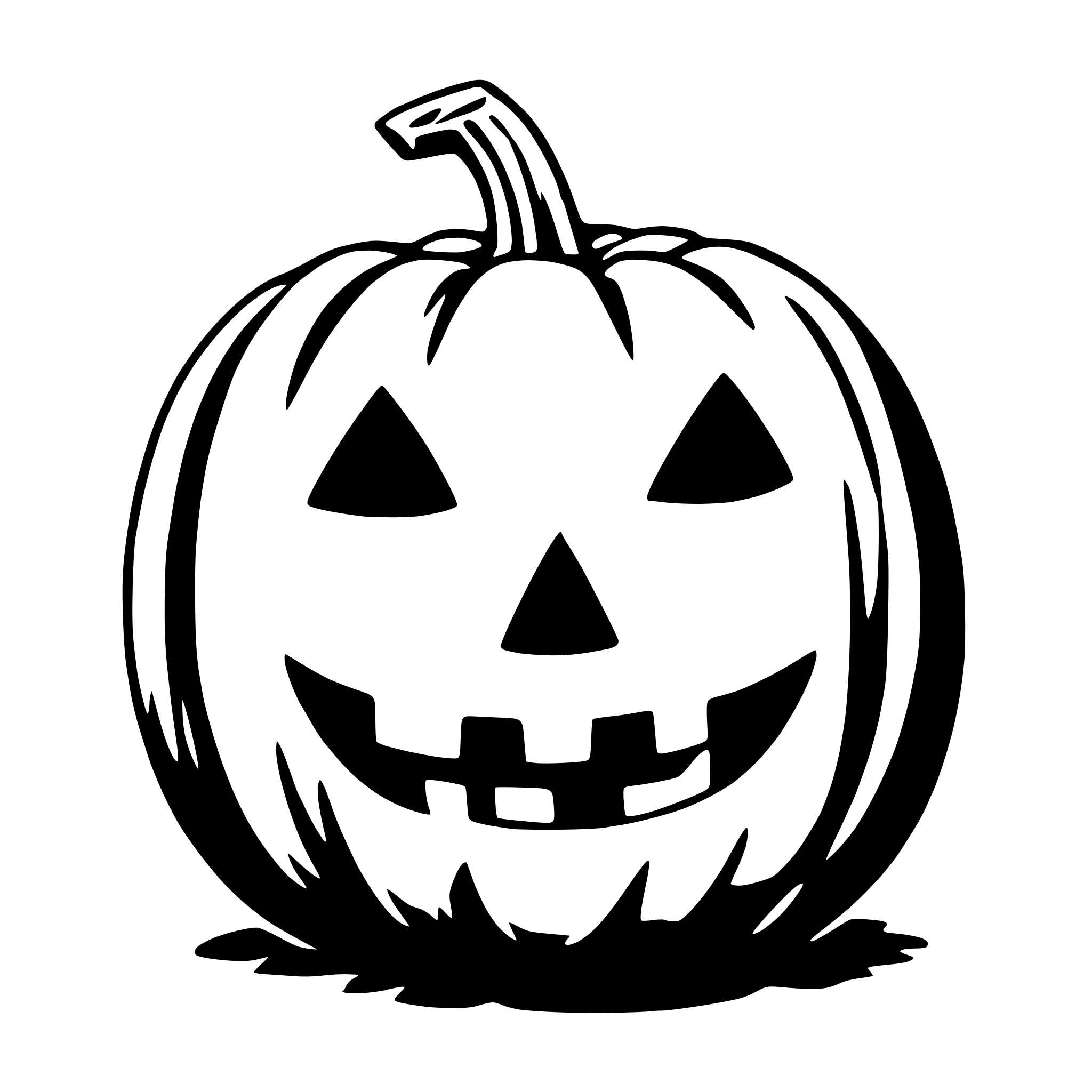 AI-generated SVG of 'jack-o'-lantern'