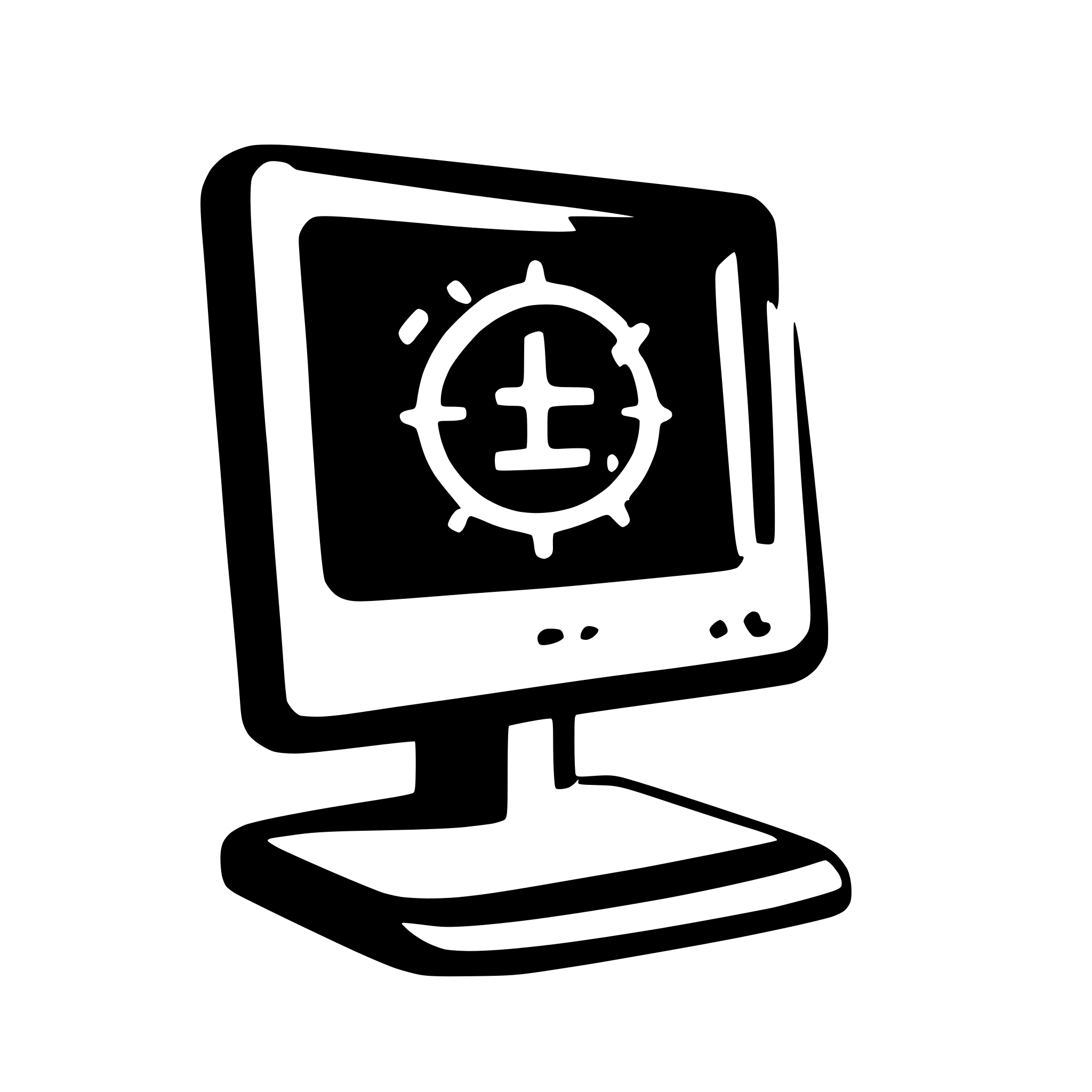 AI-generated SVG of a times icon inside an pc monitor