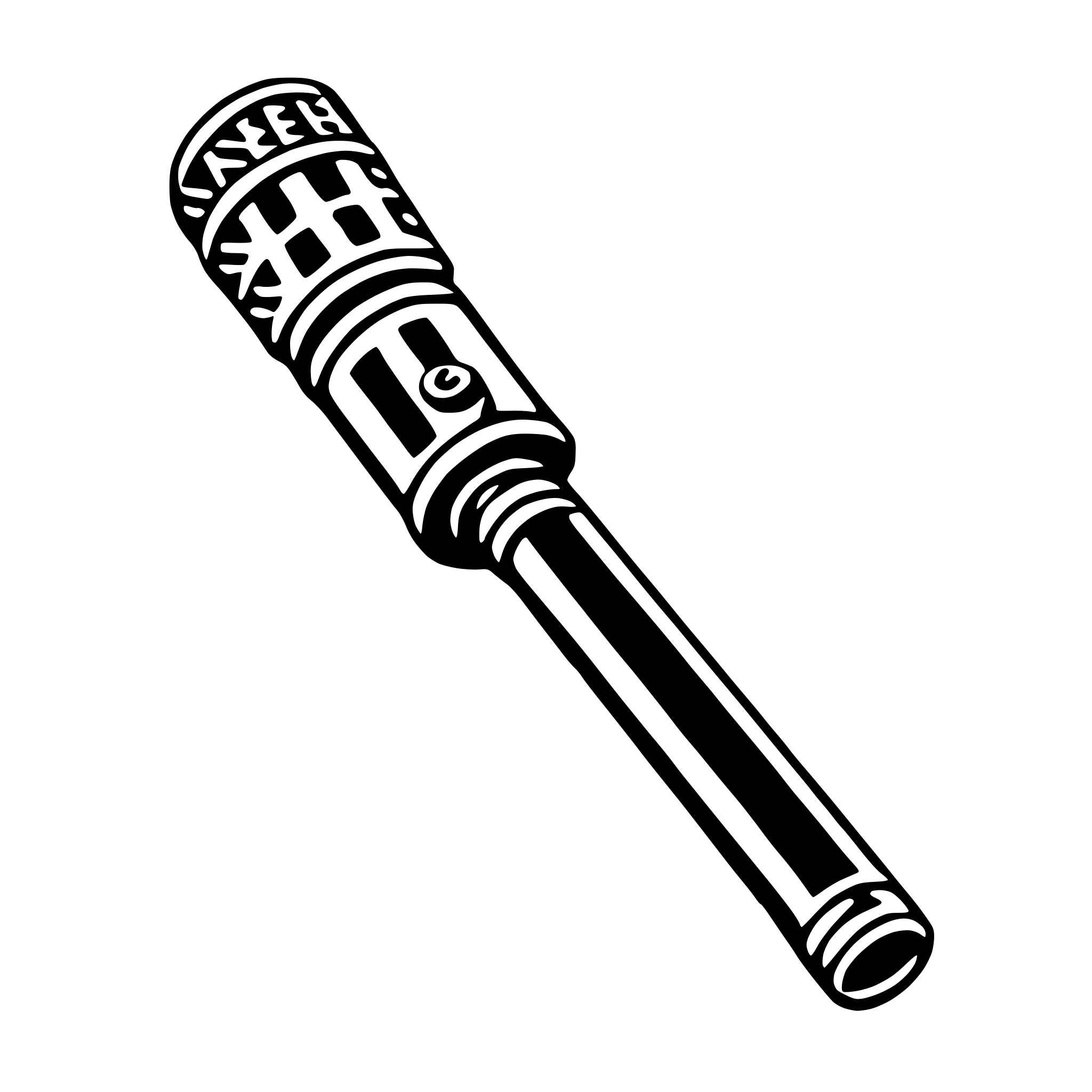 AI-generated SVG of a recorder