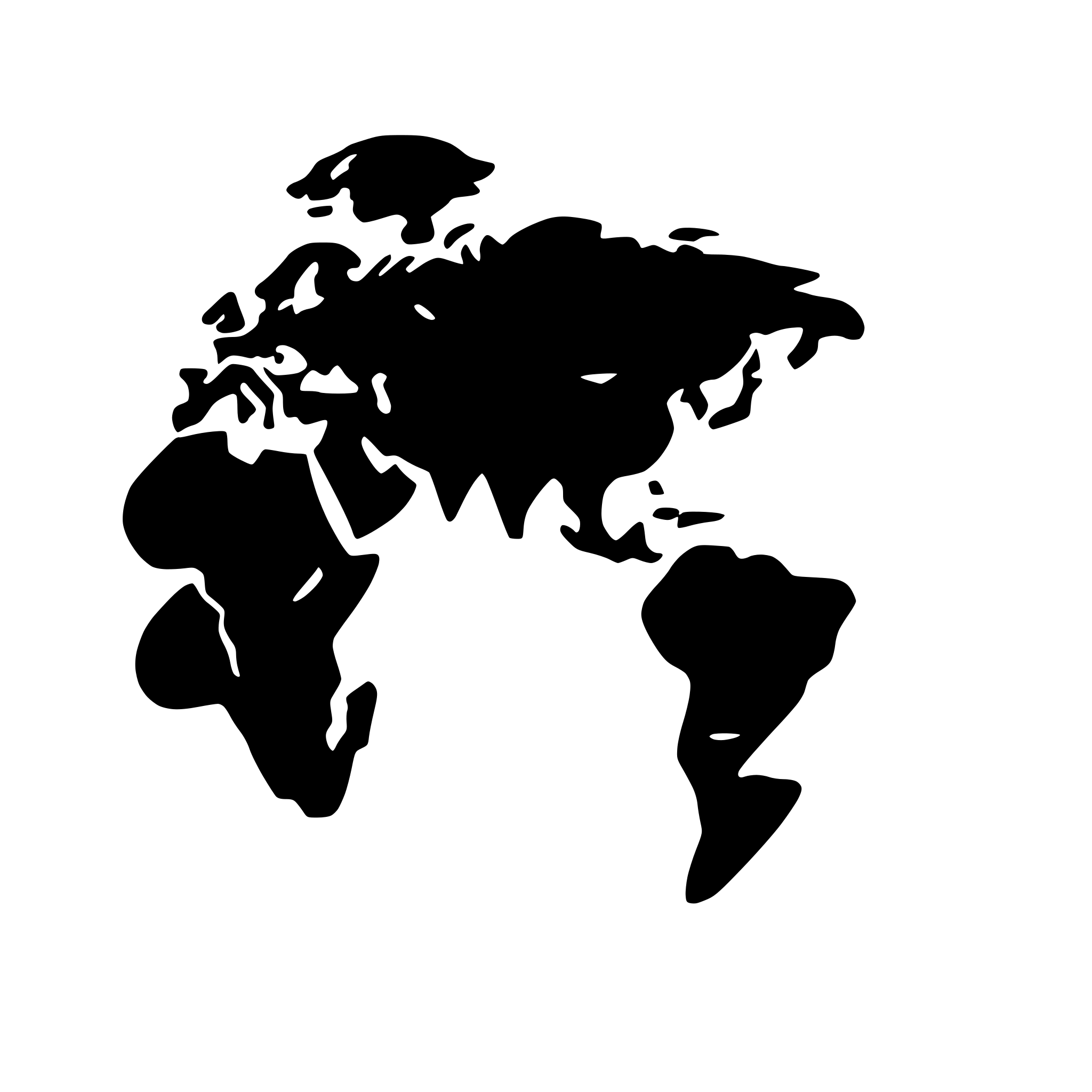 AI-generated SVG of a Generate a 2D earth with continents