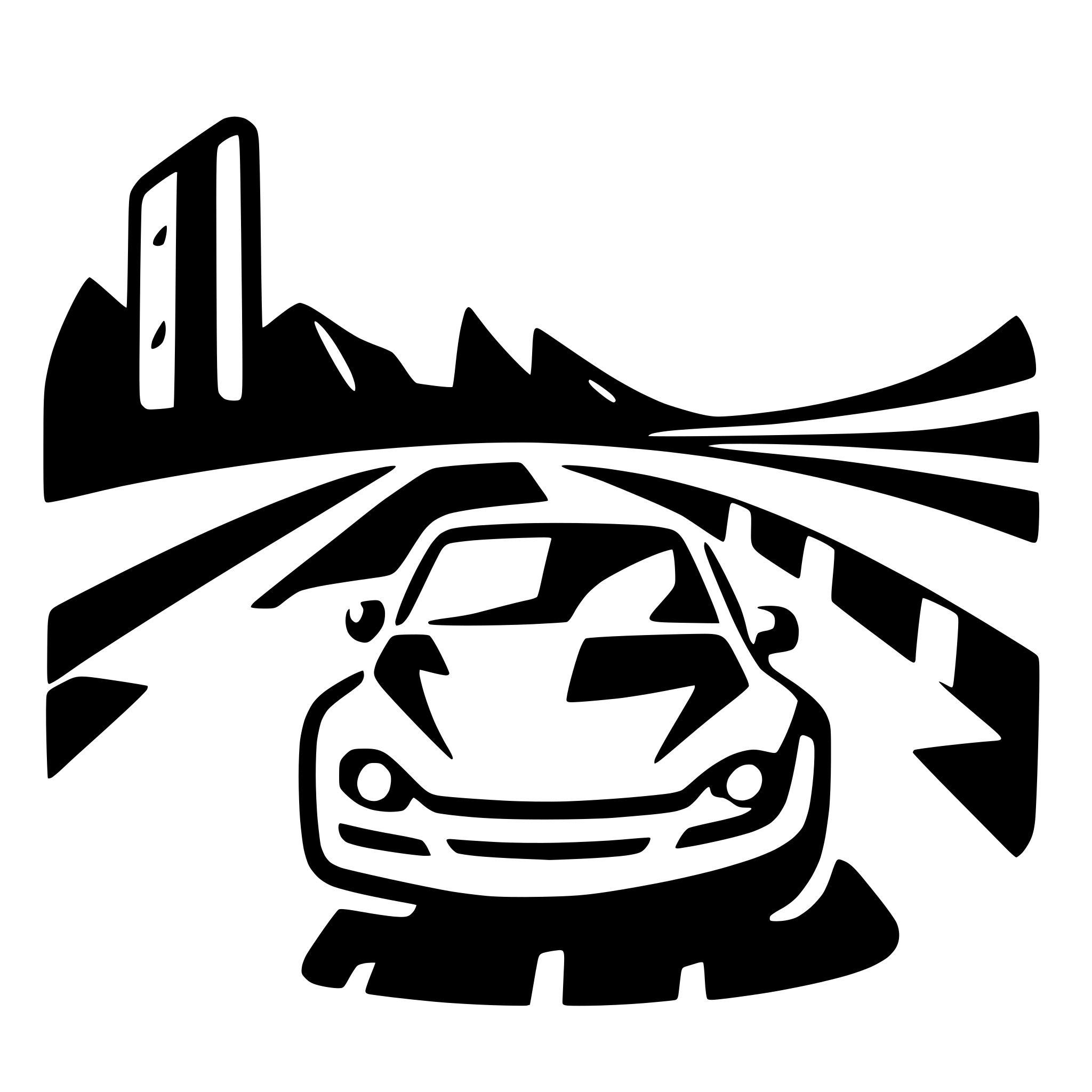 AI-generated SVG of 'Car switching road fast'