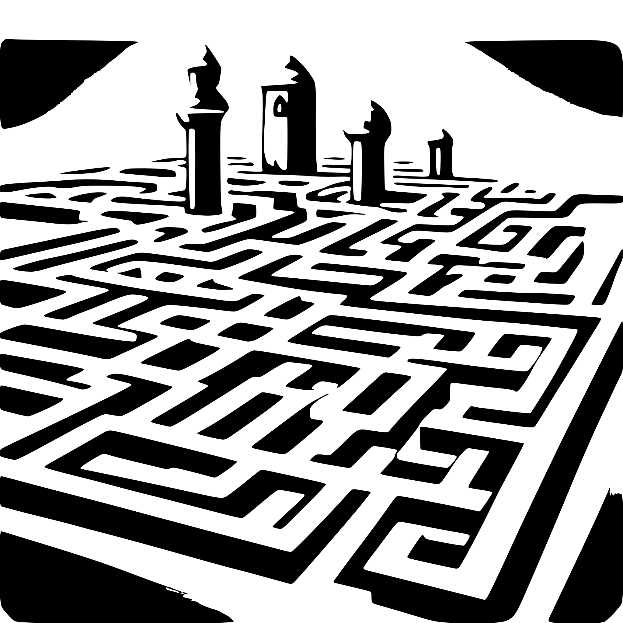 AI-generated SVG of 'Labyrinth with no end'