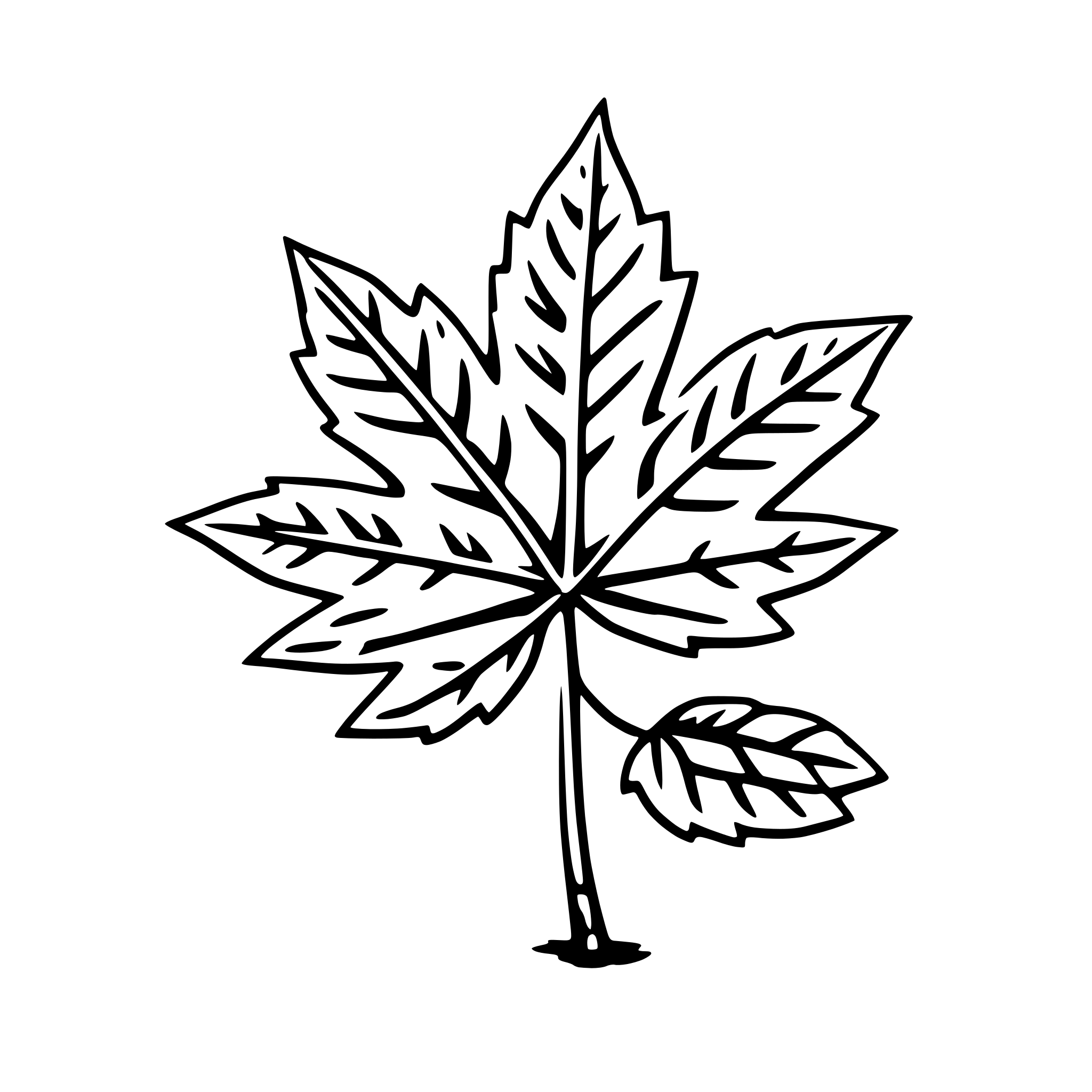 AI-generated SVG of 'maple'