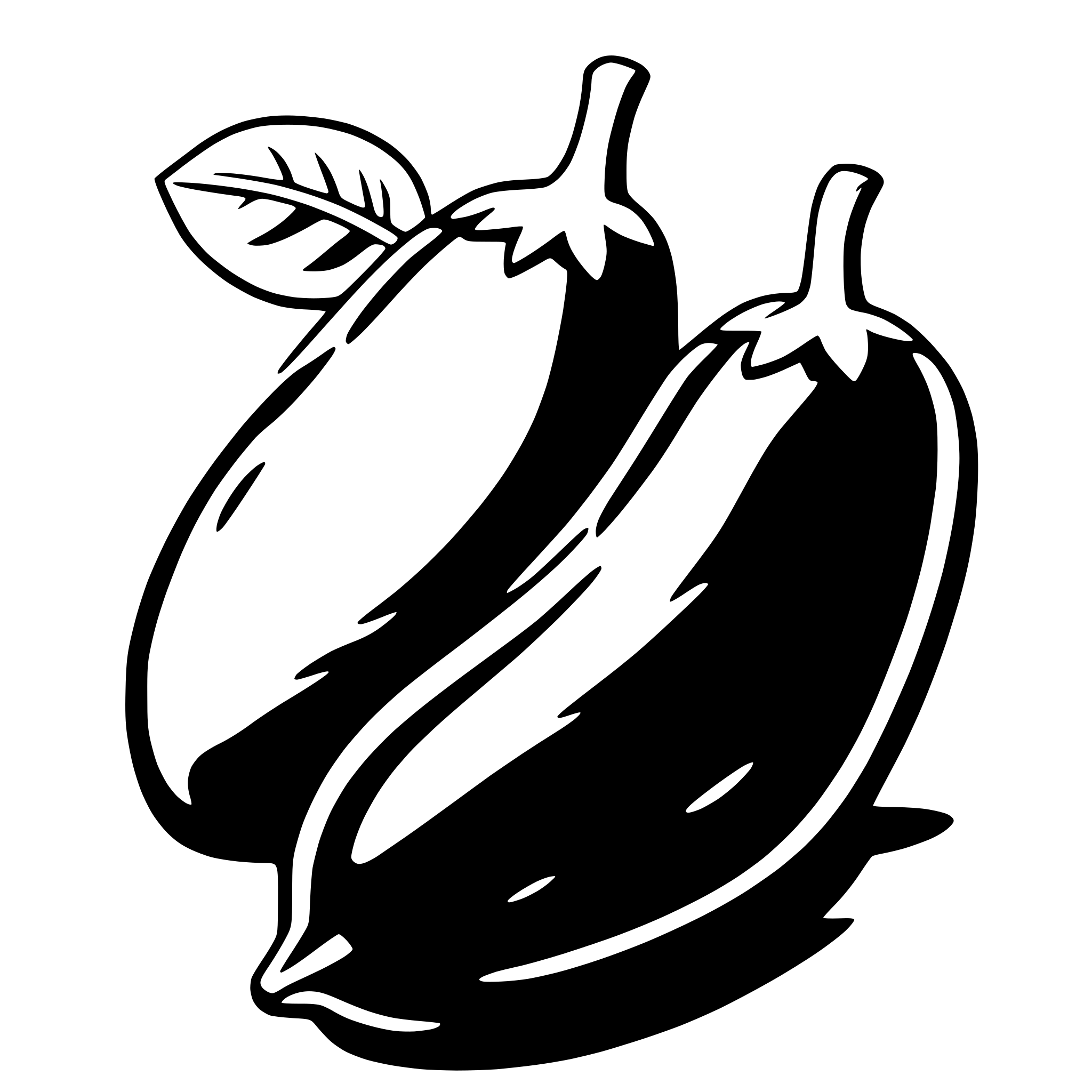 AI-generated SVG of 'eggplant'