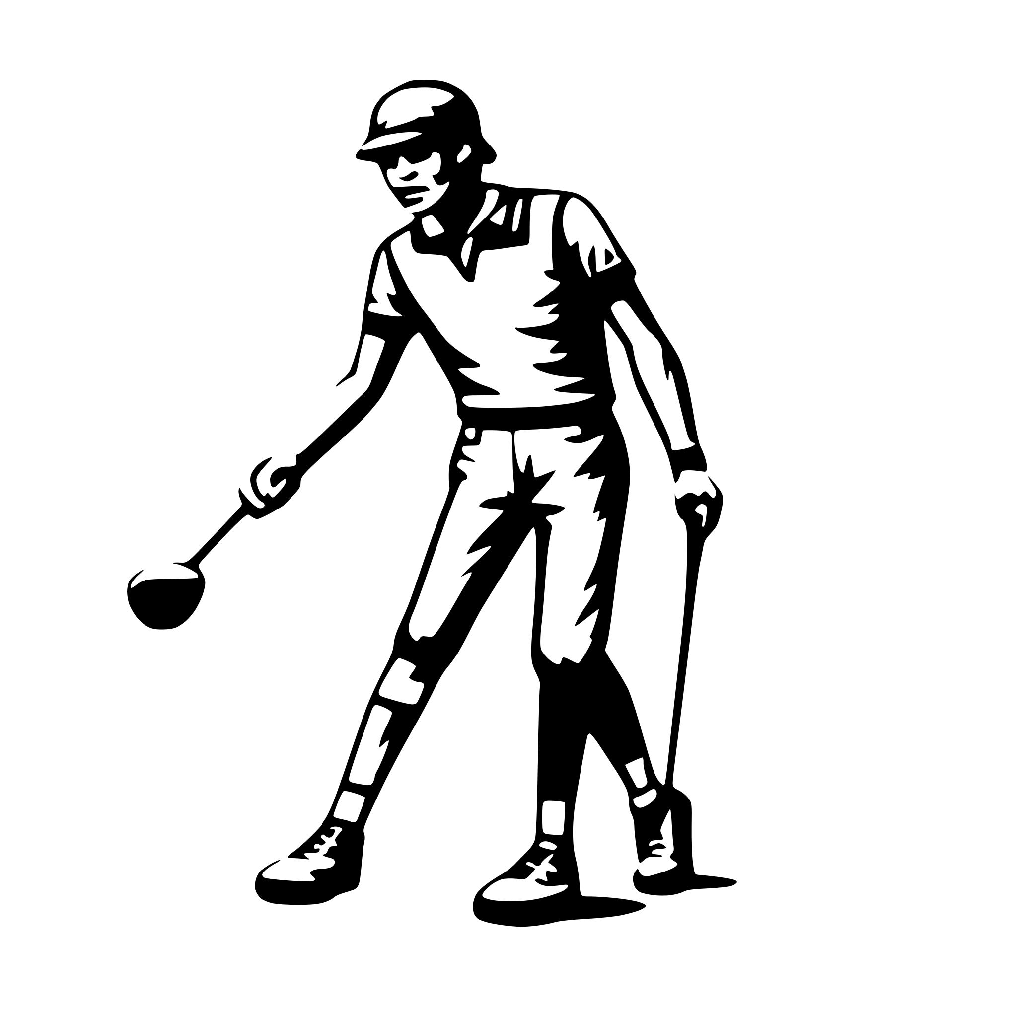 AI-generated SVG of 'golfer'