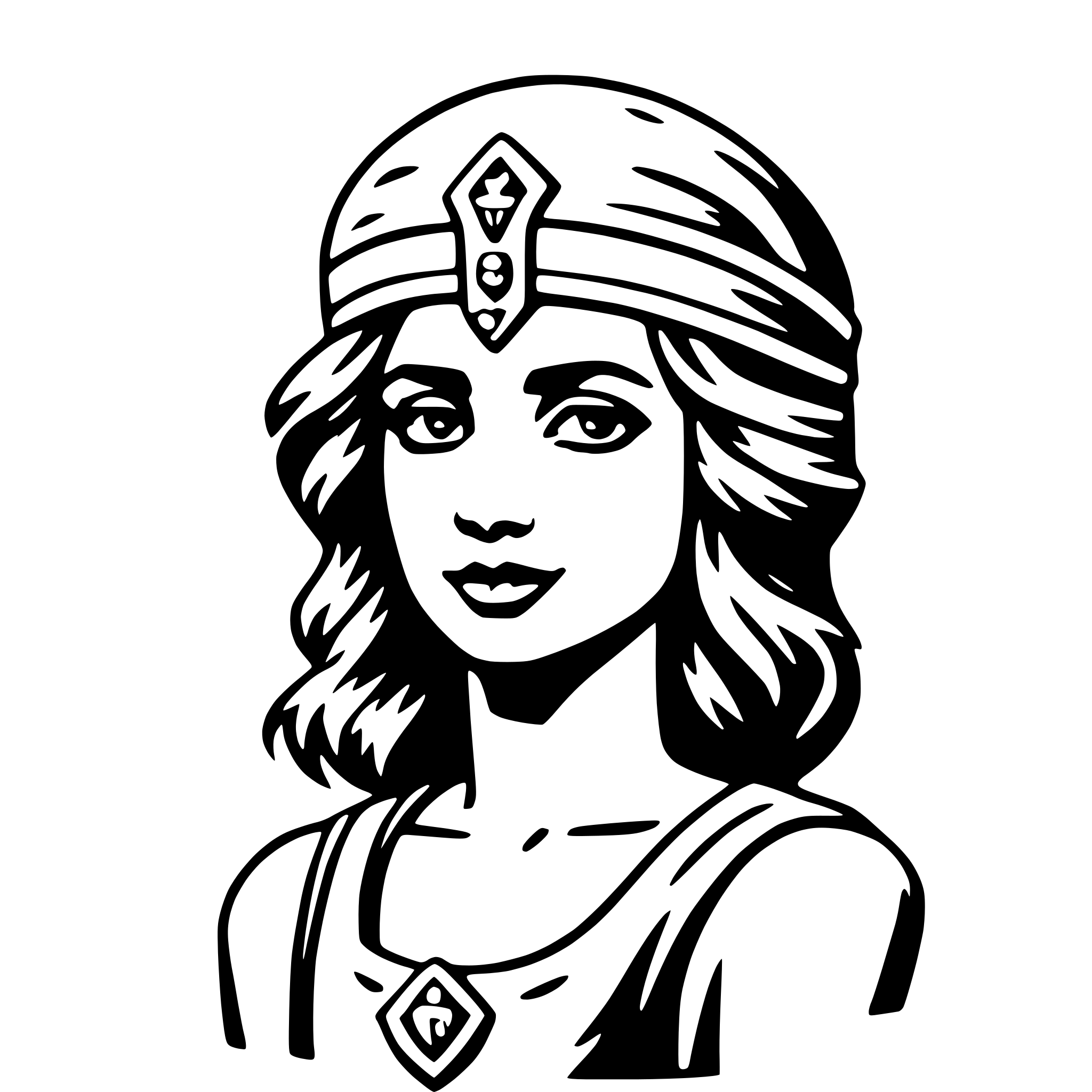 AI-generated SVG of a hera