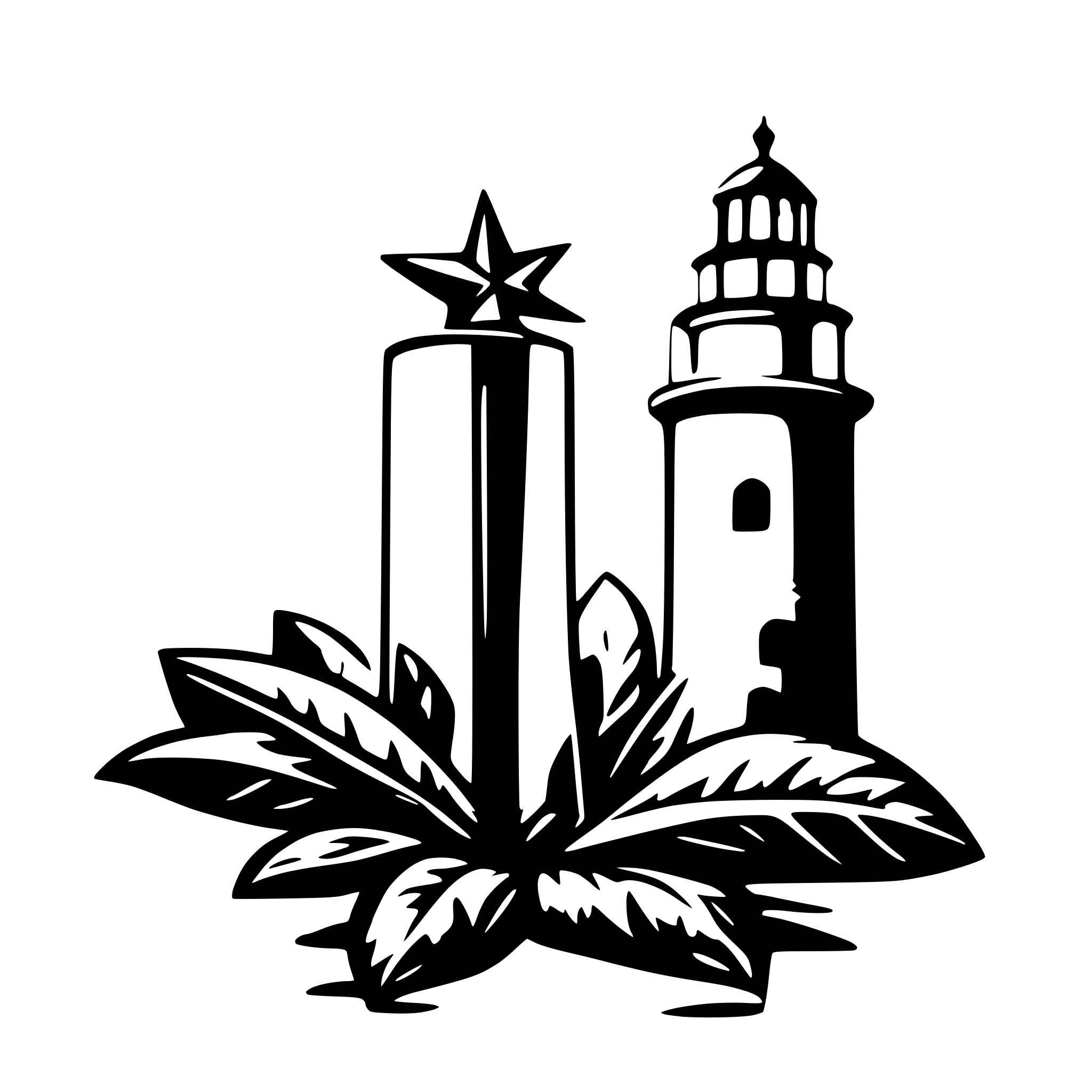 AI-generated SVG of a lberty