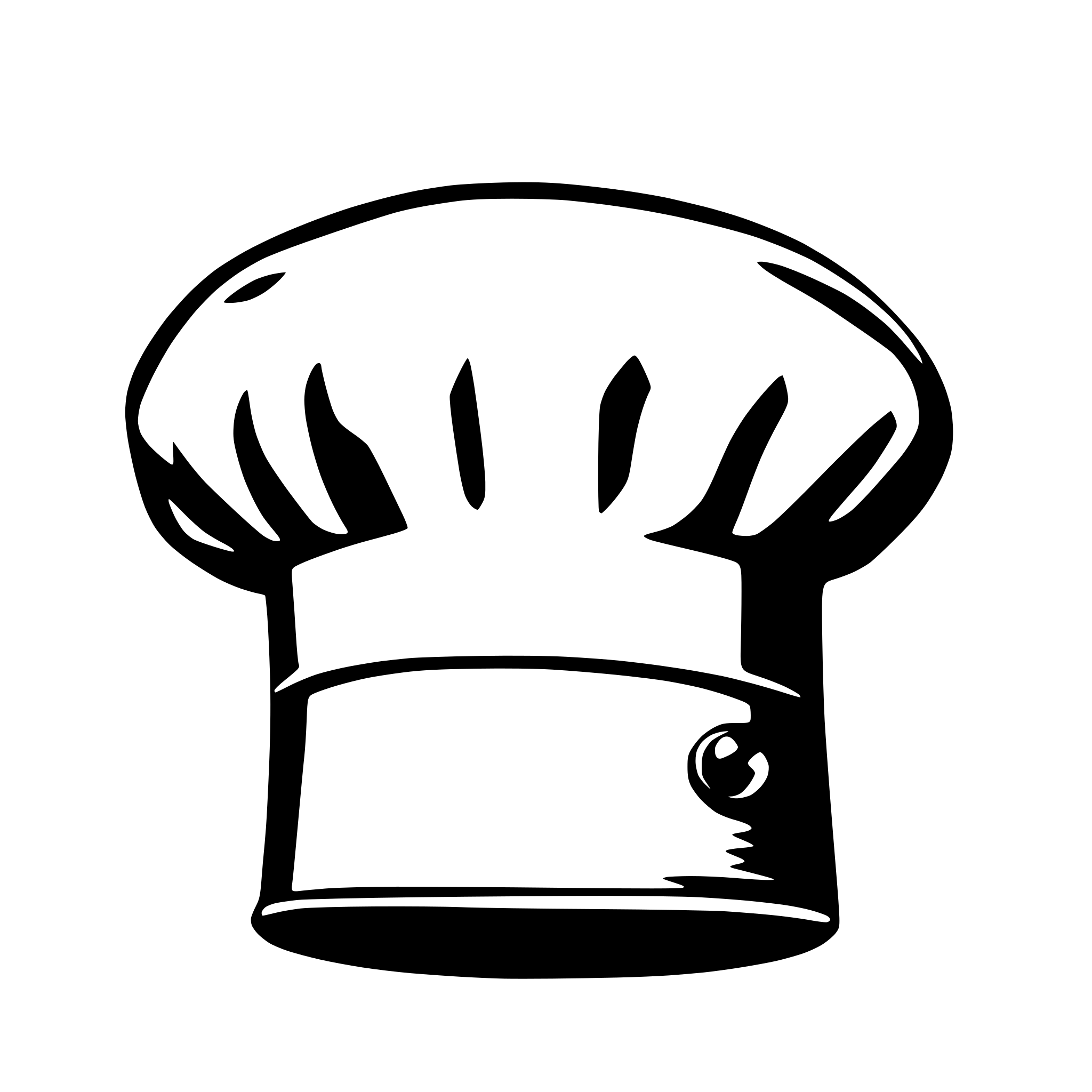AI-generated SVG of a chef hat