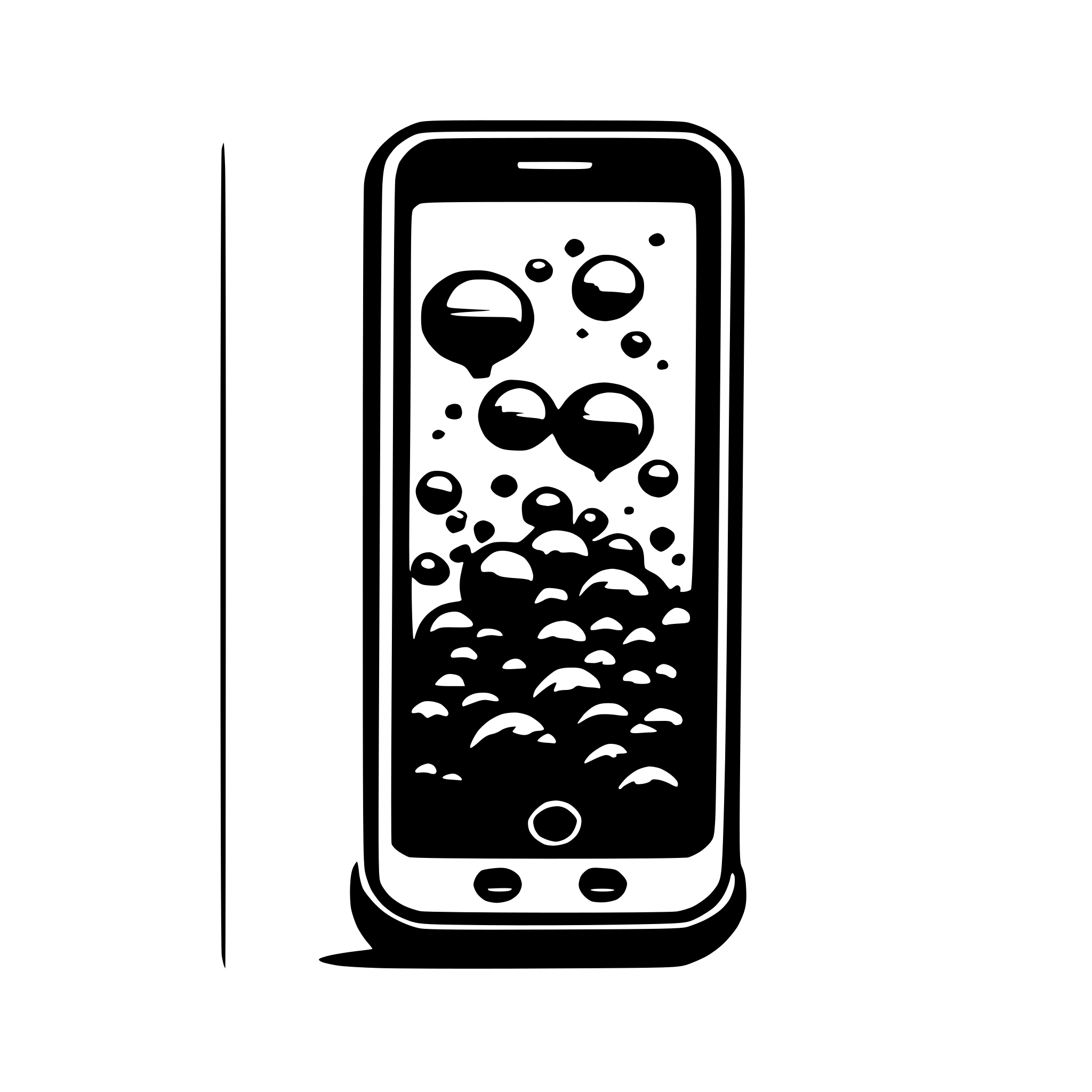 AI-generated SVG of a A smartphone with notification bubbles popping up on the screen. AI-generated SVG of a A smartphone with notification bubbles popping up on the screen.