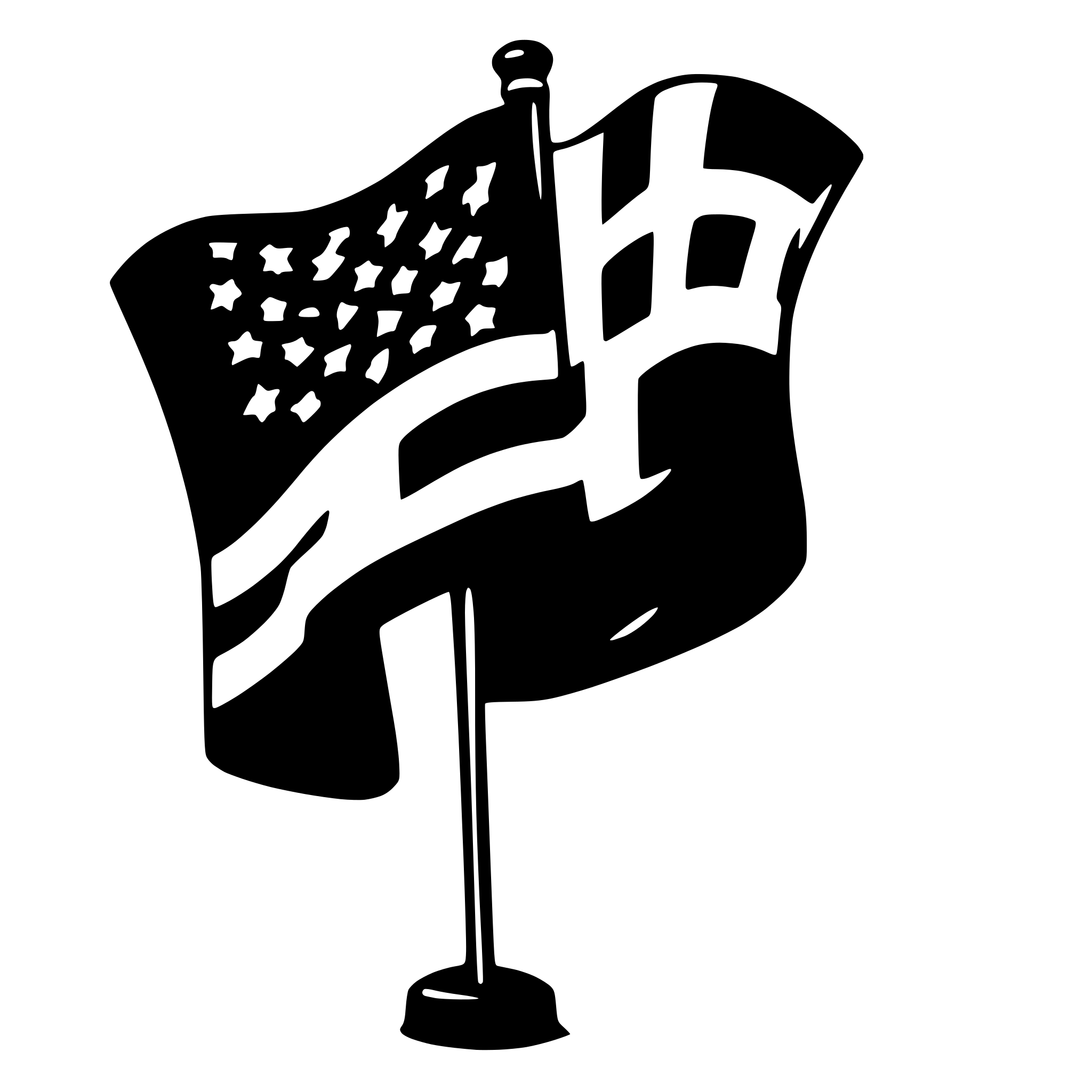 AI-generated SVG of 'winner flag'