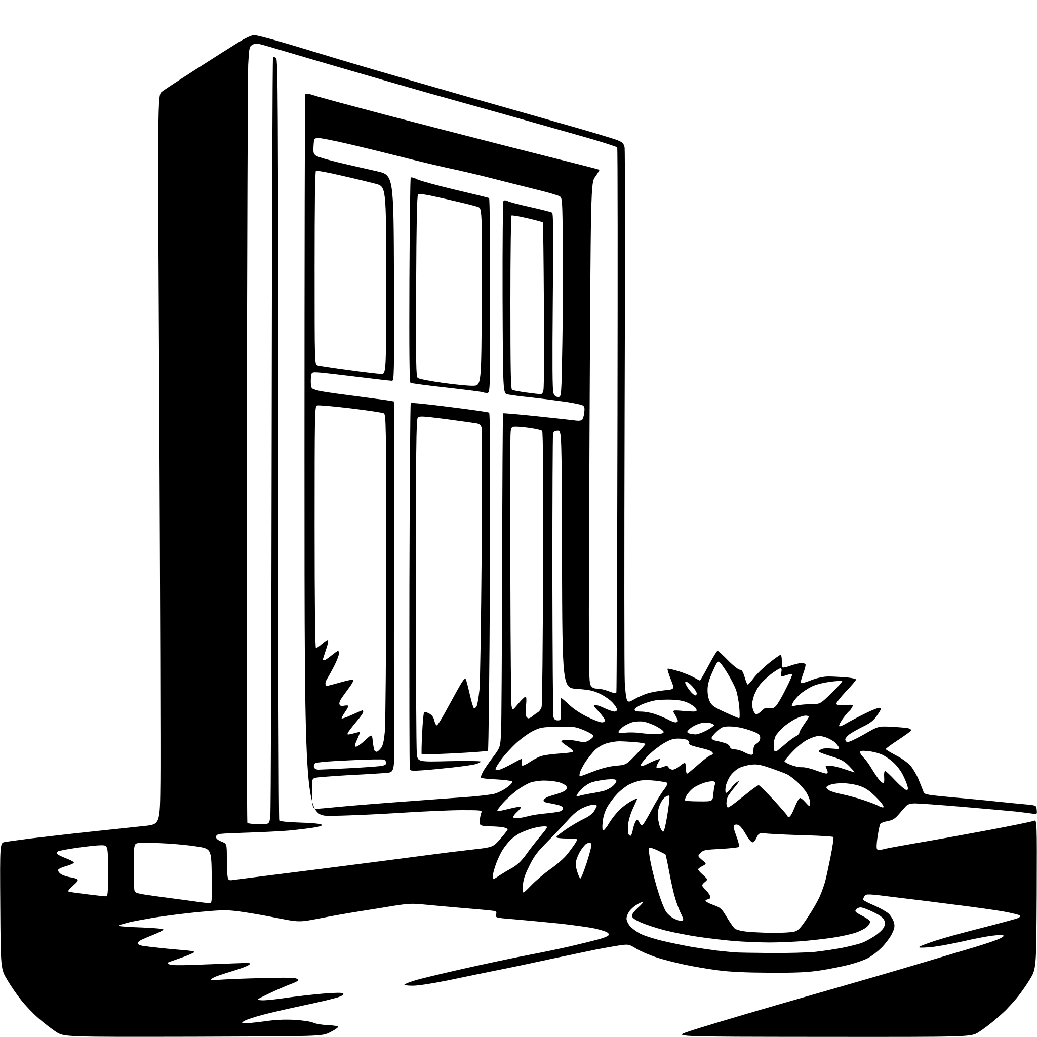 AI-generated SVG of a window