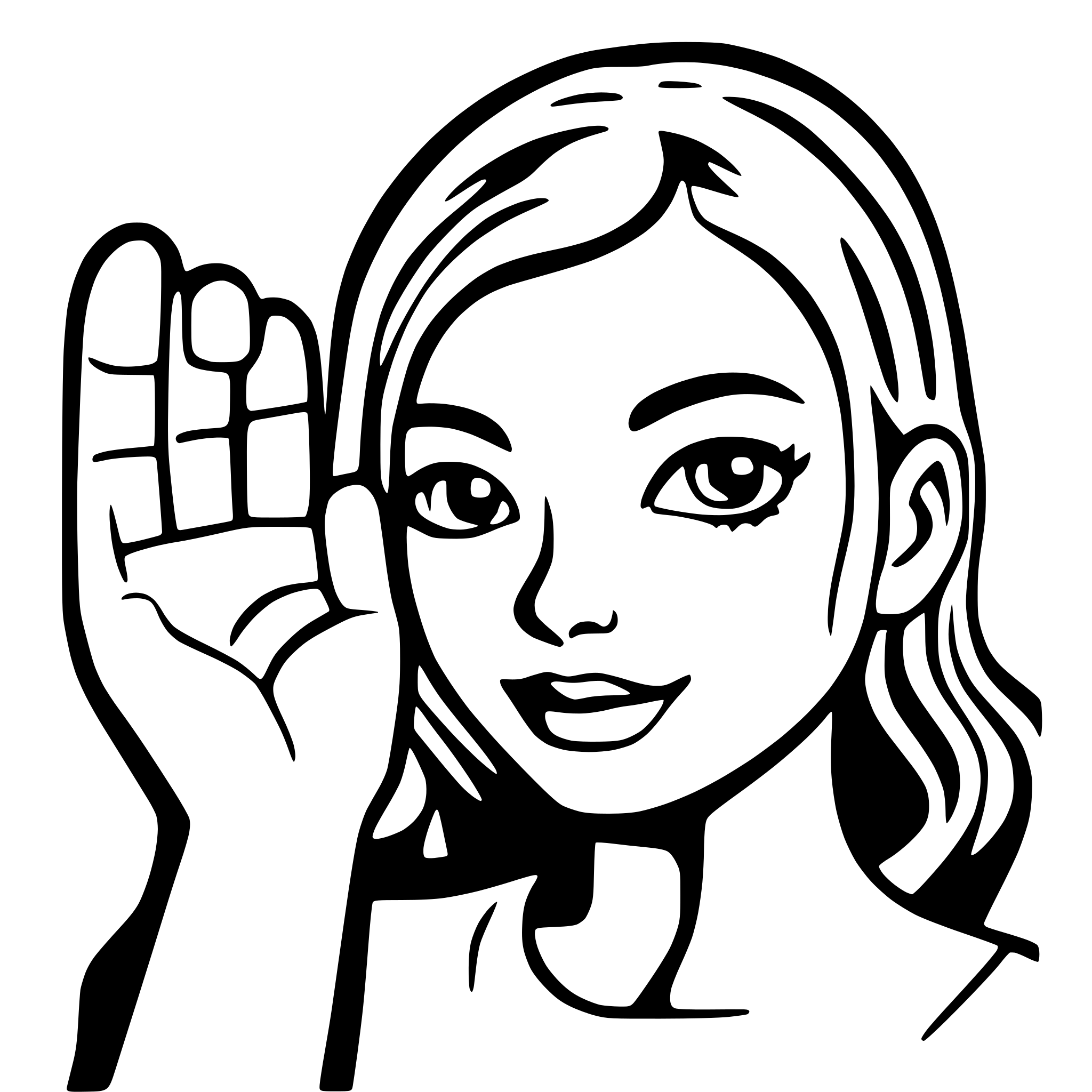 AI-generated SVG of a saying goodbye