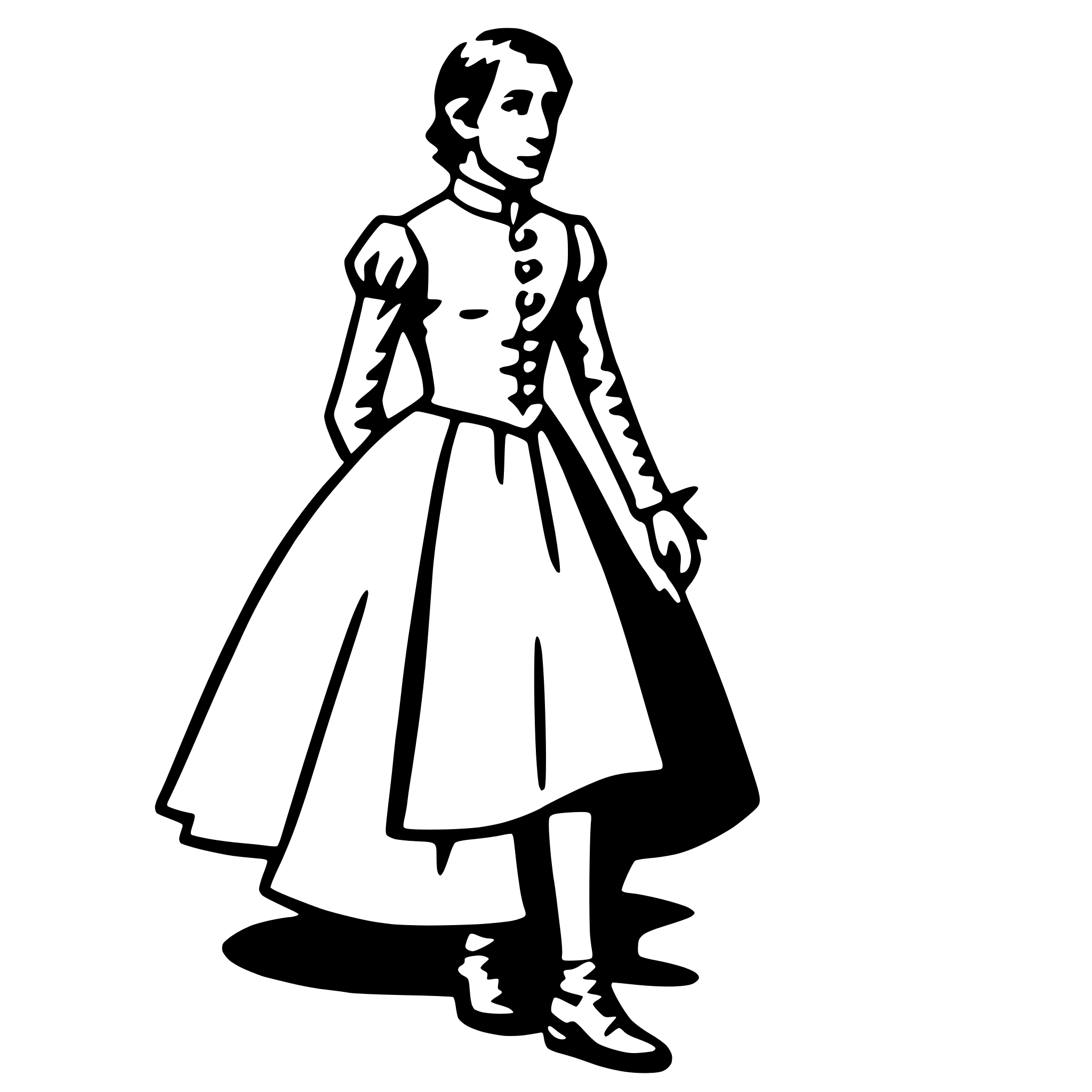 AI-generated SVG of a edgar degas