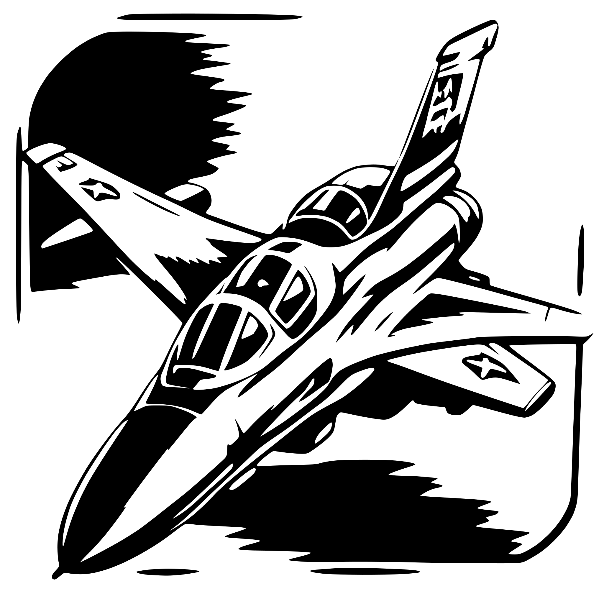 AI-generated SVG of a draw me a vector styled illustration of american f 16 fighter jett. there should be no background and the vector should be 8k