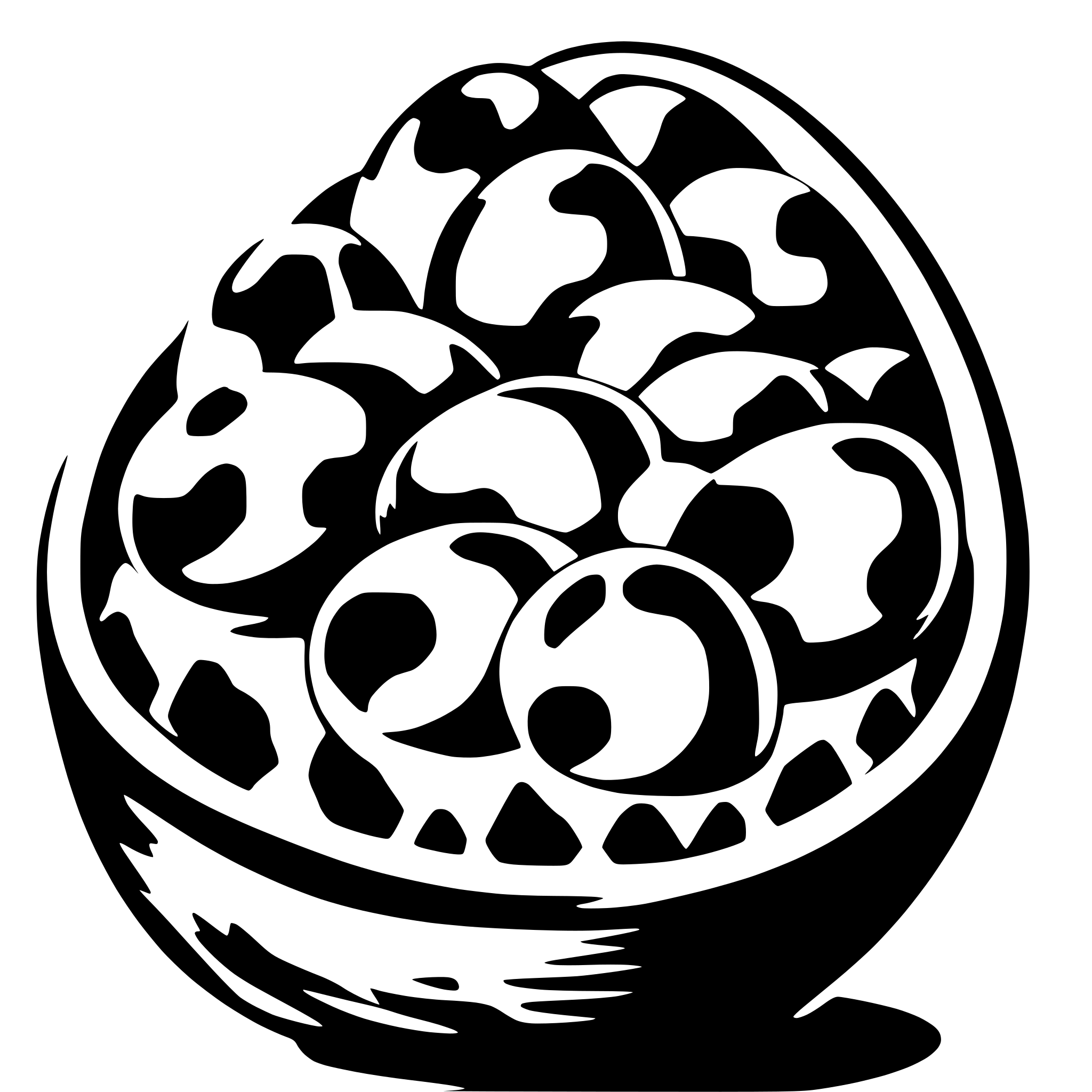 AI-generated SVG of 'oeufs avec des points'