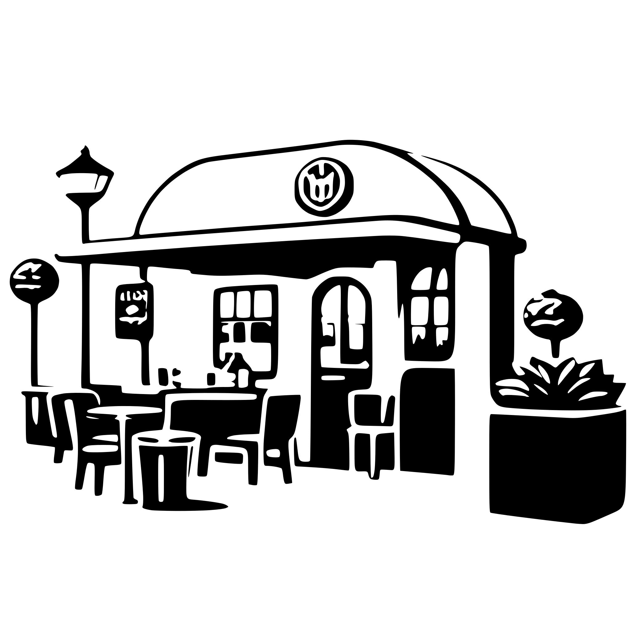 AI-generated SVG of 'Horseshoe cafe'