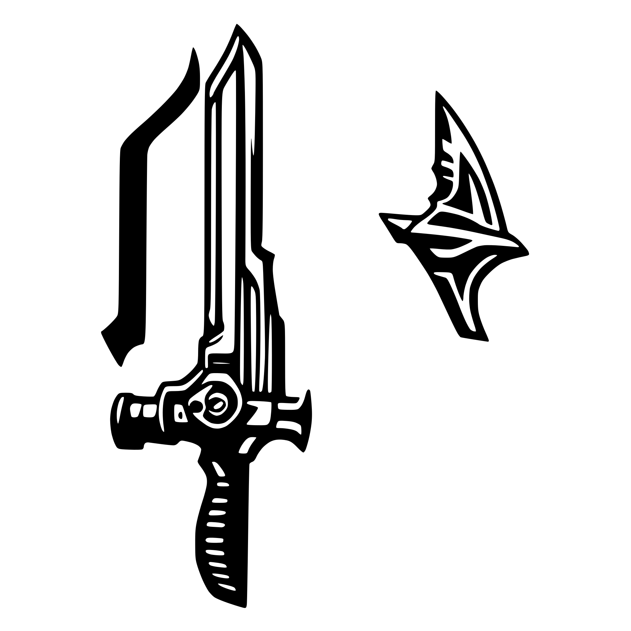 AI-generated SVG of a nerf style weapons