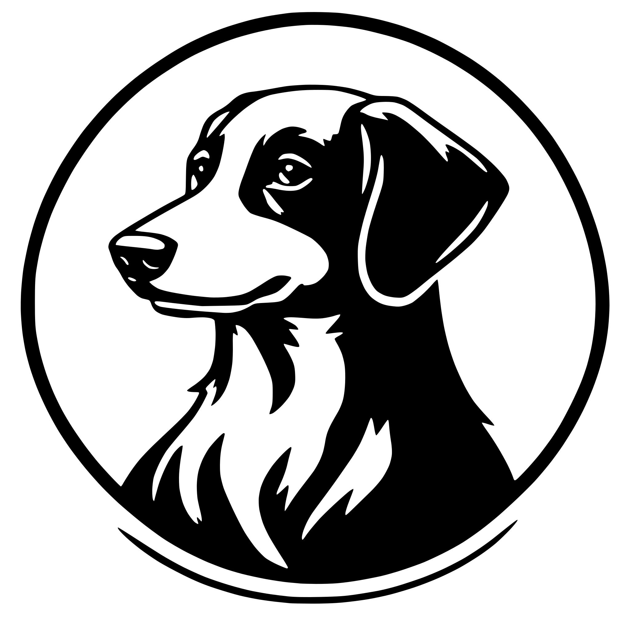 AI-generated SVG of a Dog logo