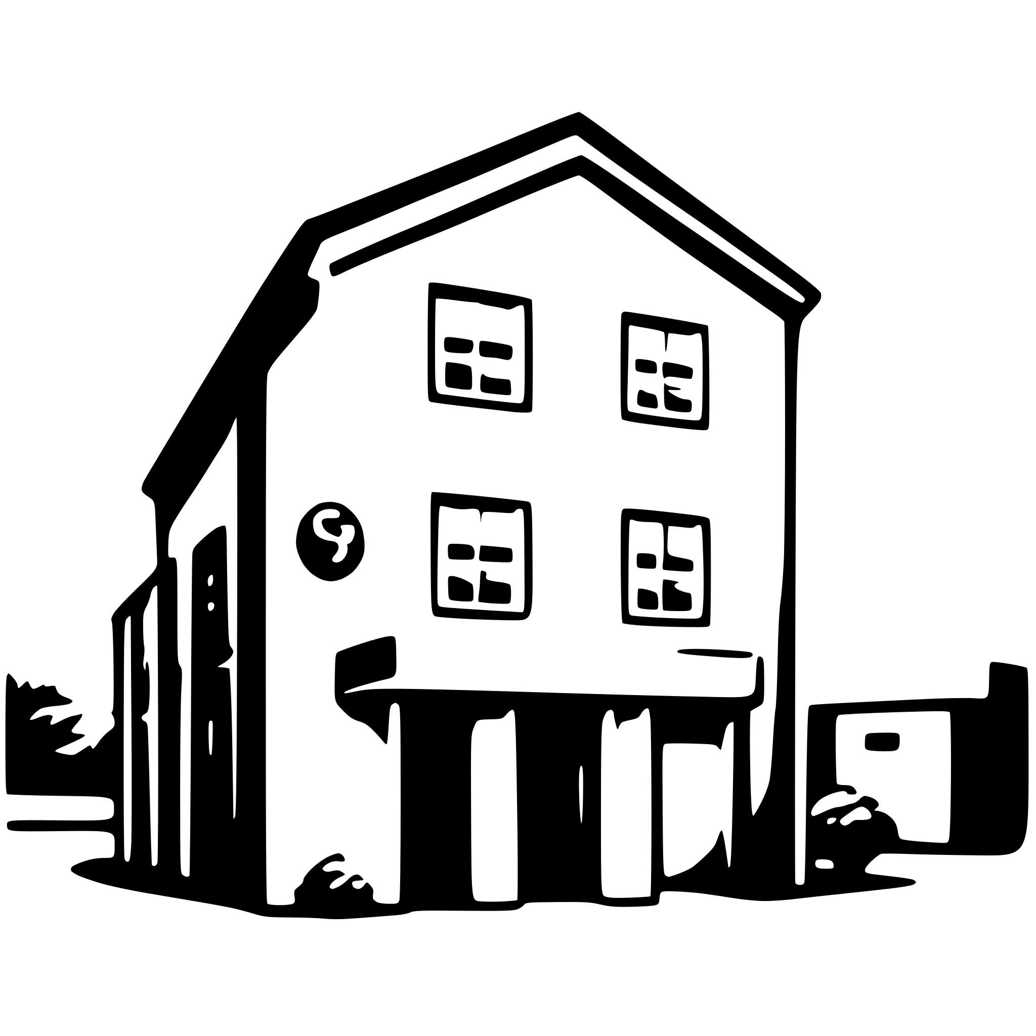 AI-generated SVG of a warehouse building