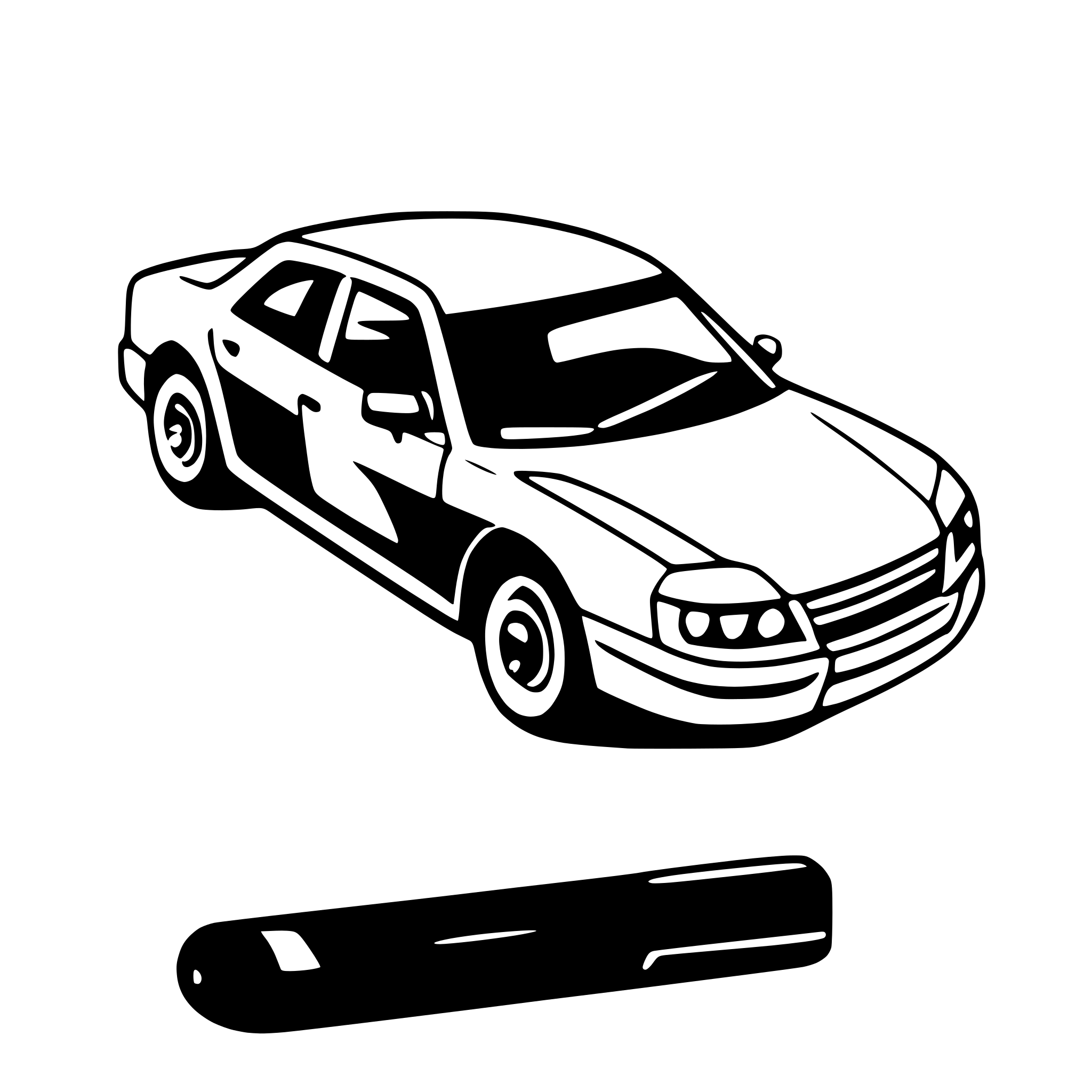 AI-generated SVG of 'tatra 87'