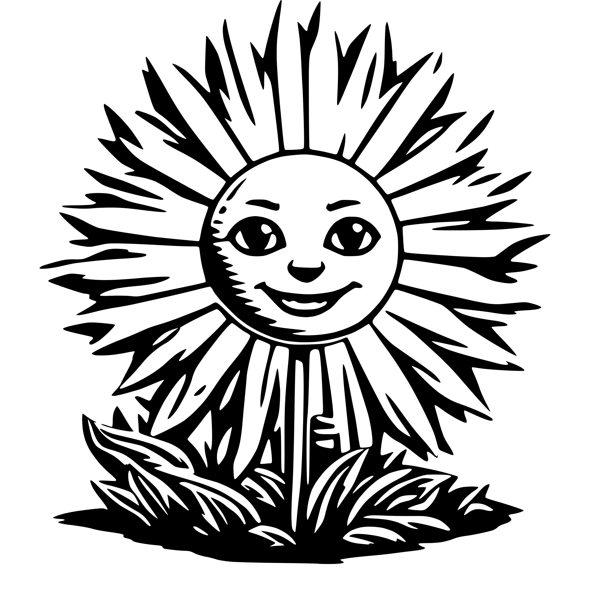 AI-generated SVG of 'sun catchedr'