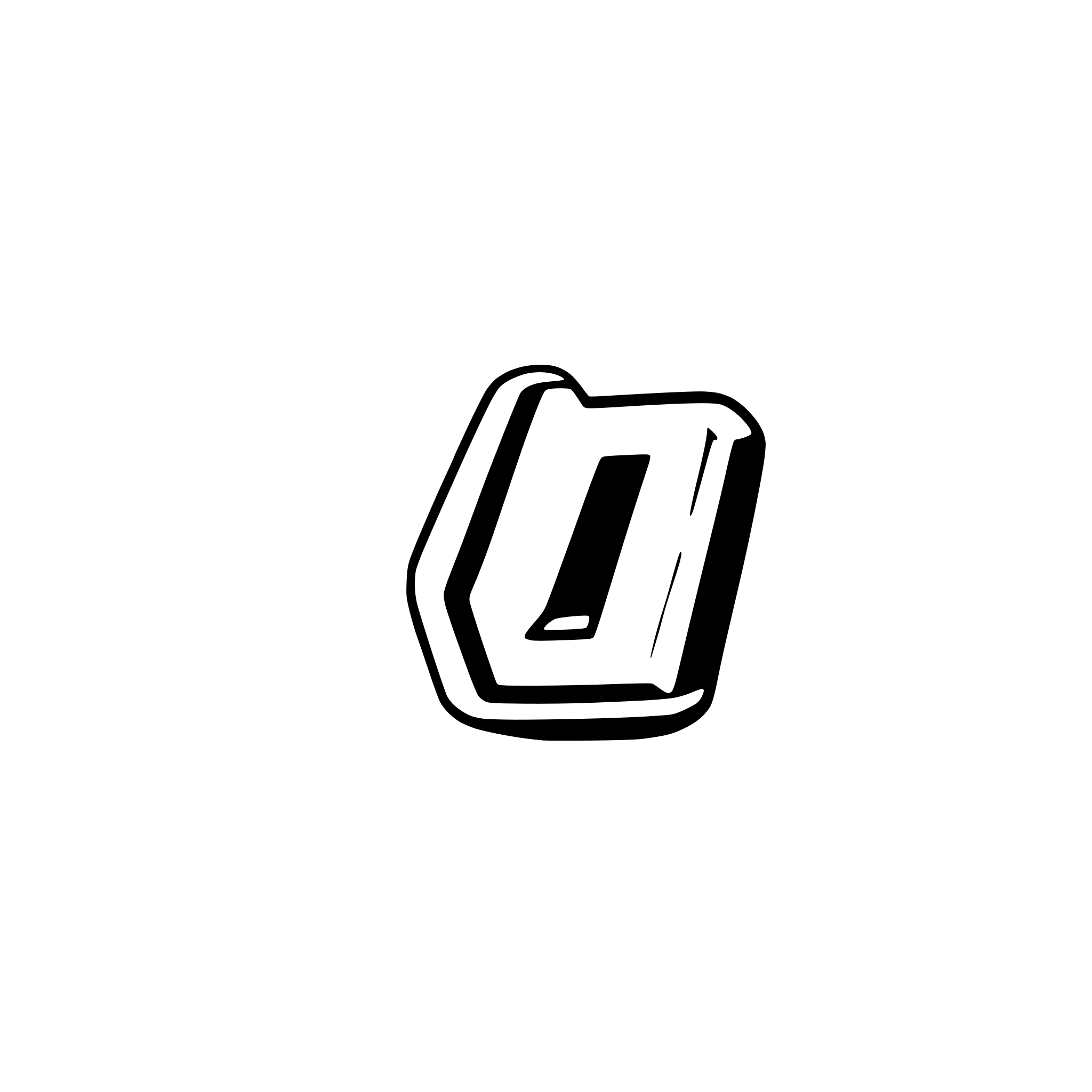 AI-generated SVG of a large letter V