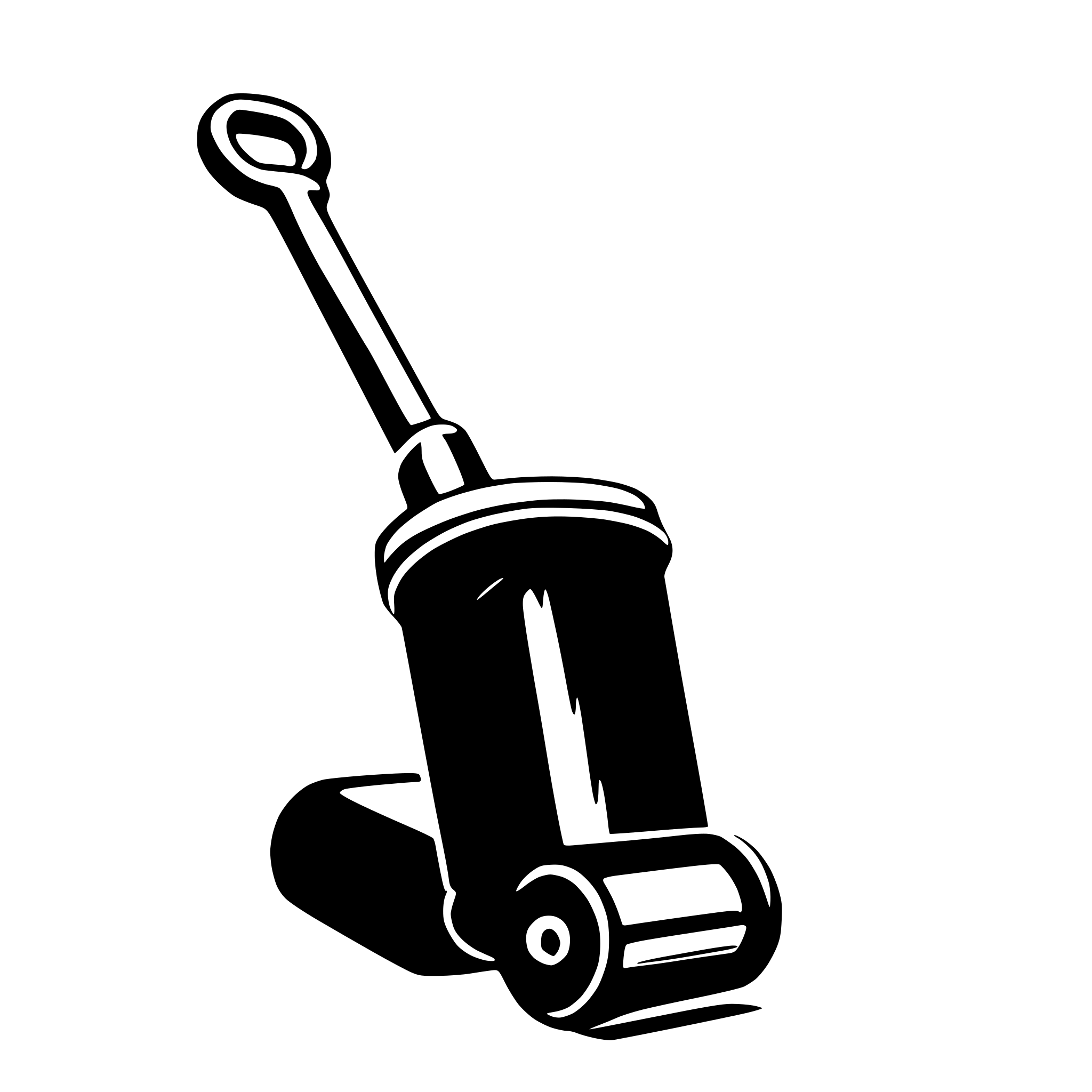 AI-generated SVG of a paint roller
