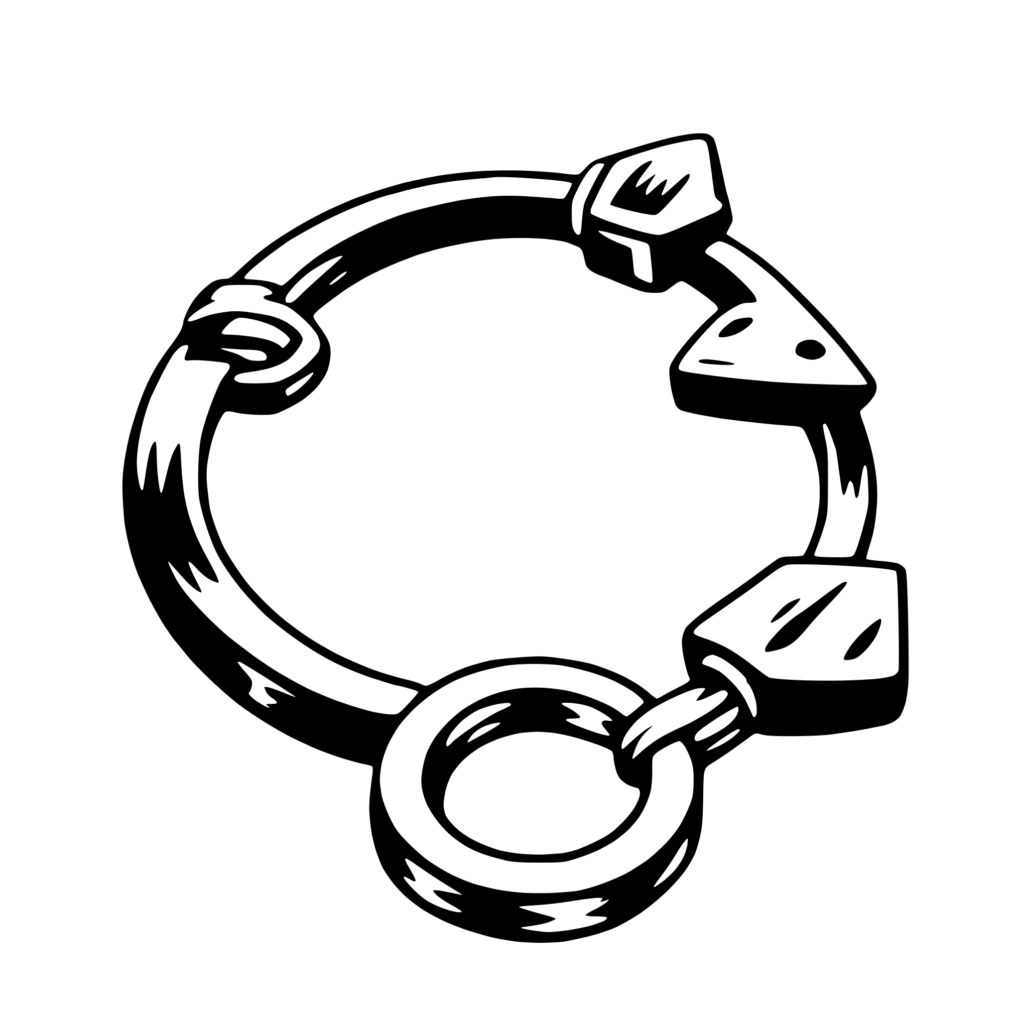 AI-generated SVG of a bracelet