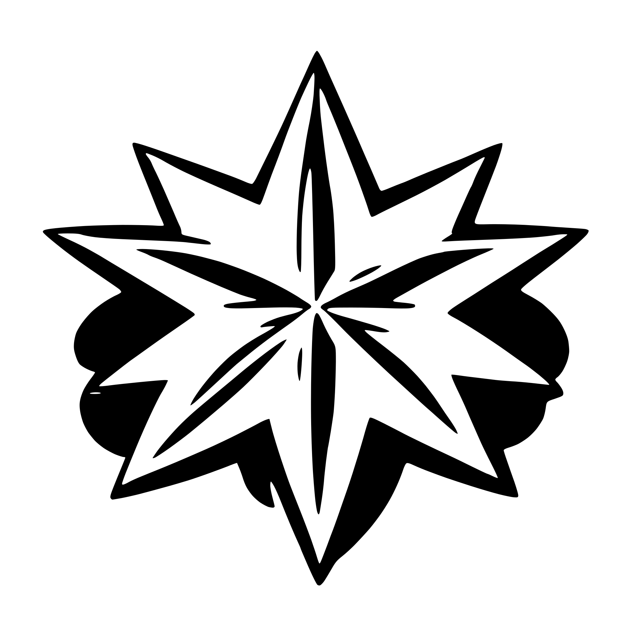 AI-generated SVG of a christmas star