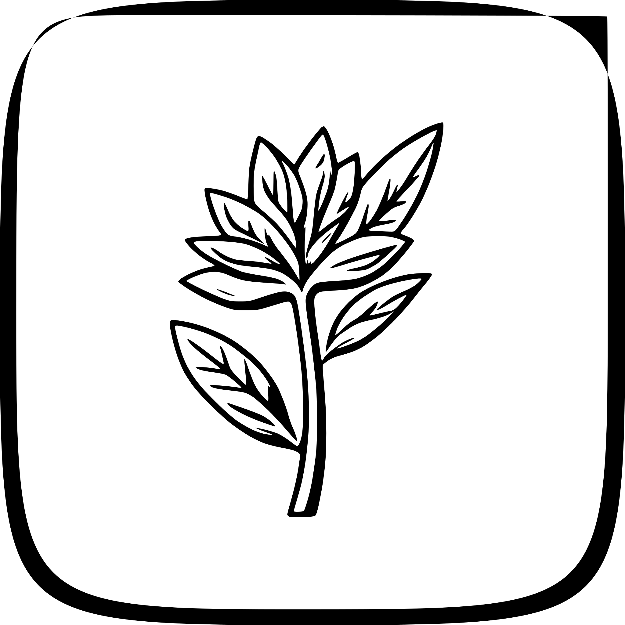 AI-generated SVG of a "rye flower" logo that includes text and a single stylized stalk of rye