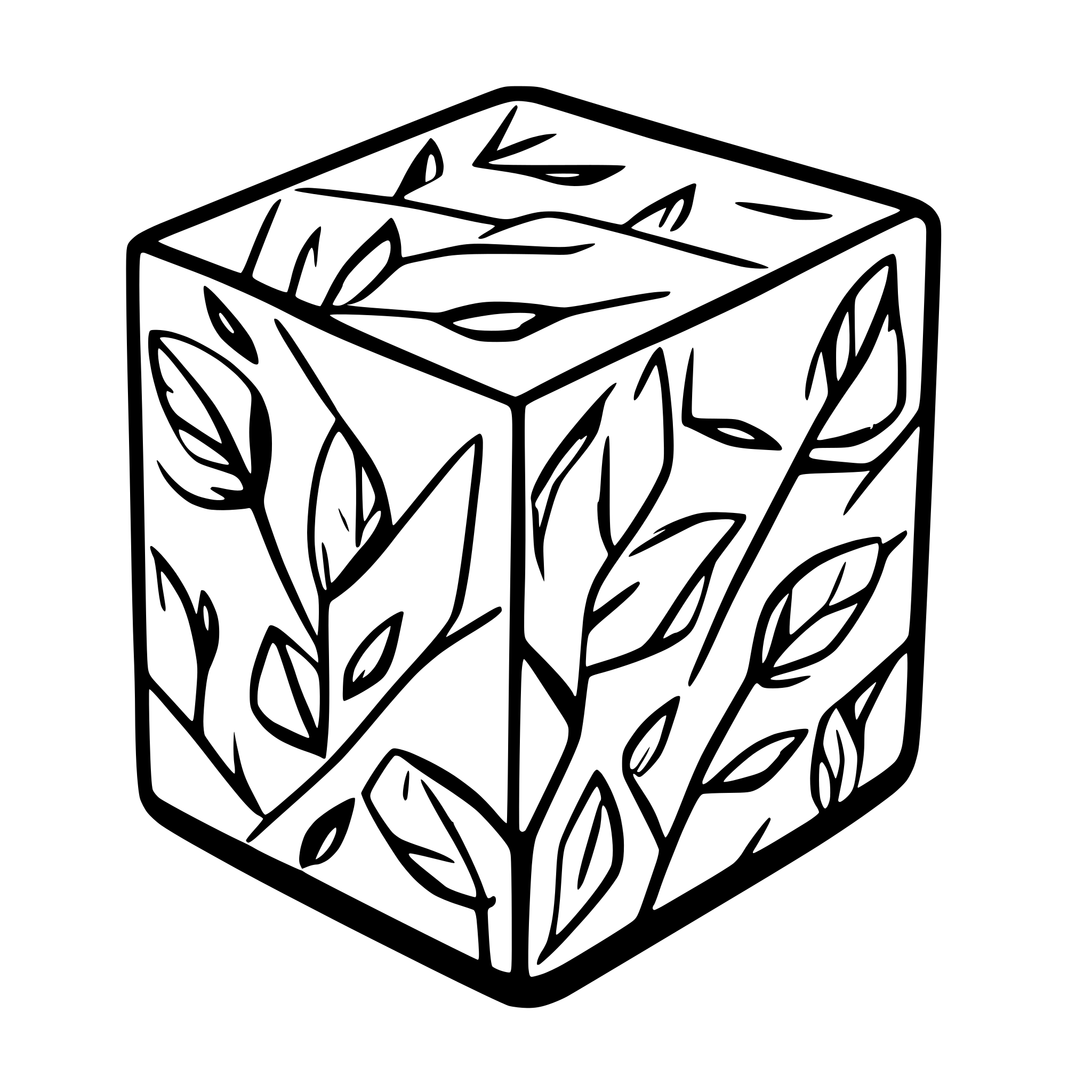 AI-generated SVG of a Intertime cube