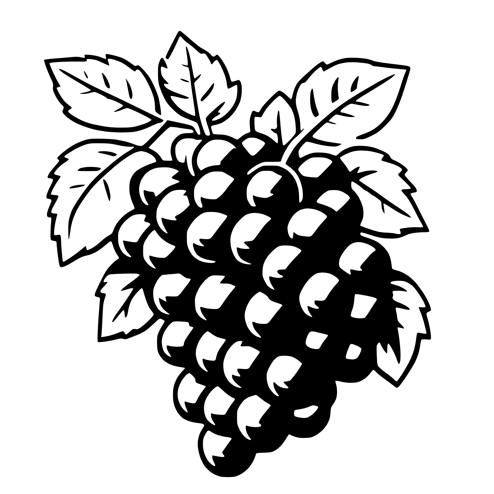 AI-generated SVG of 'grape'