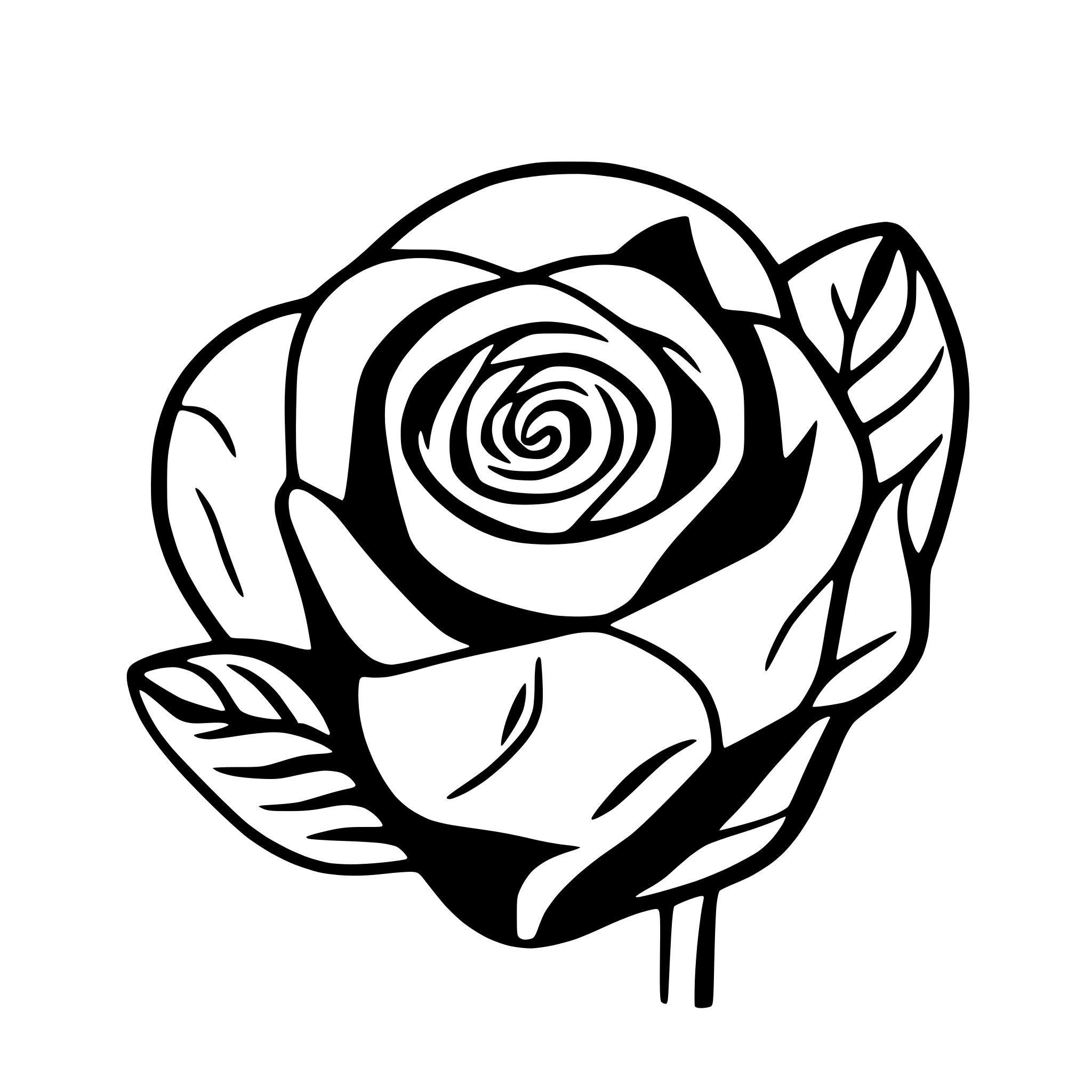 AI-generated SVG of 'many roses'