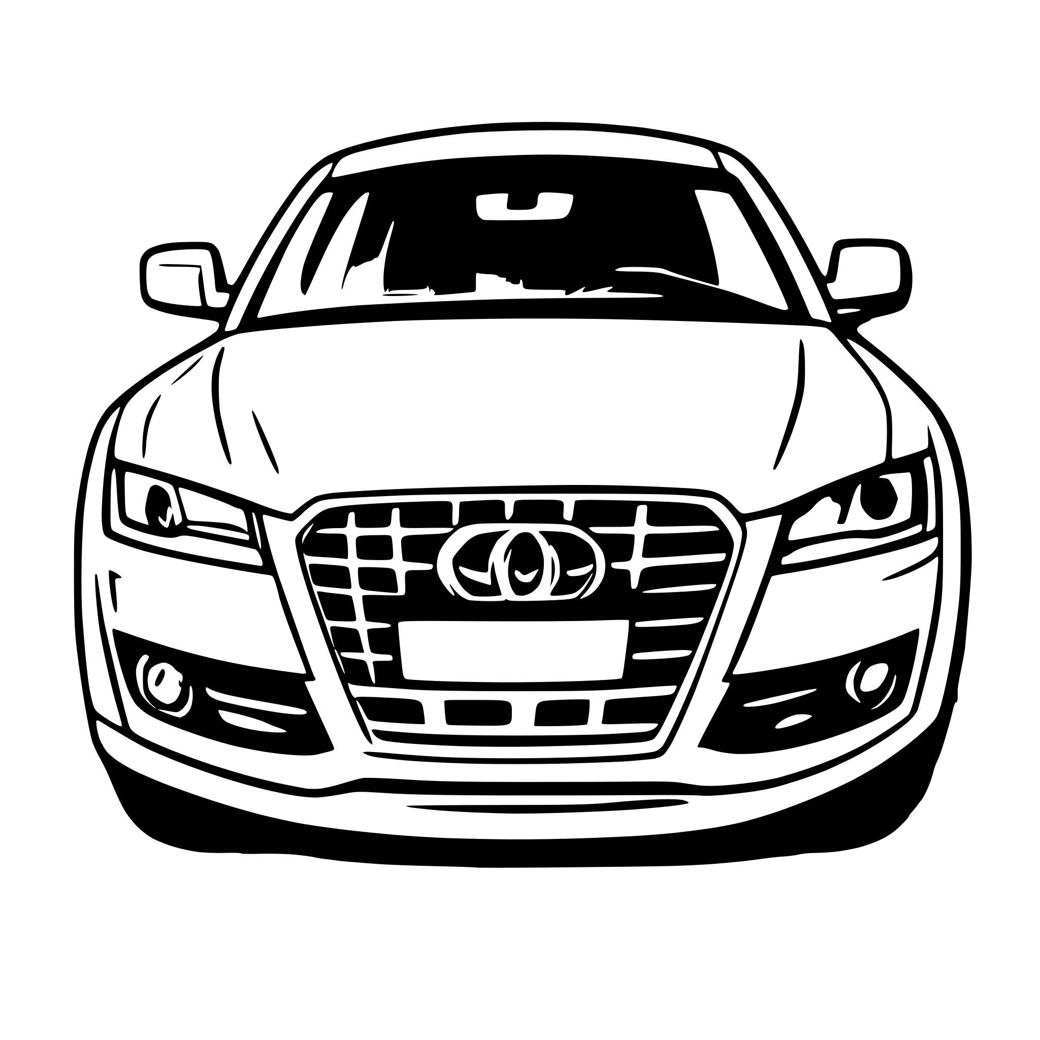 AI-generated SVG of a audi a5