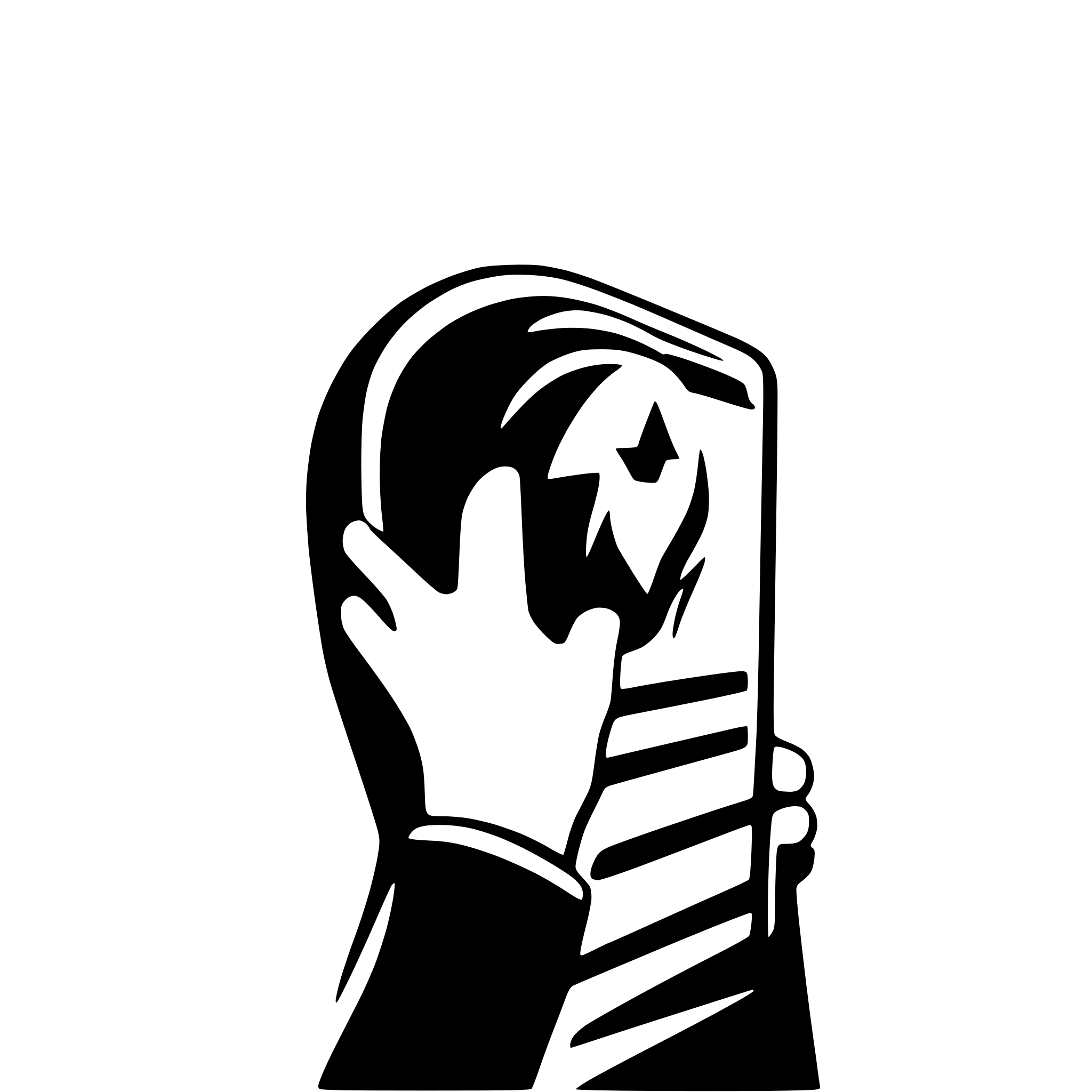 AI-generated SVG of a a person using his smartphone