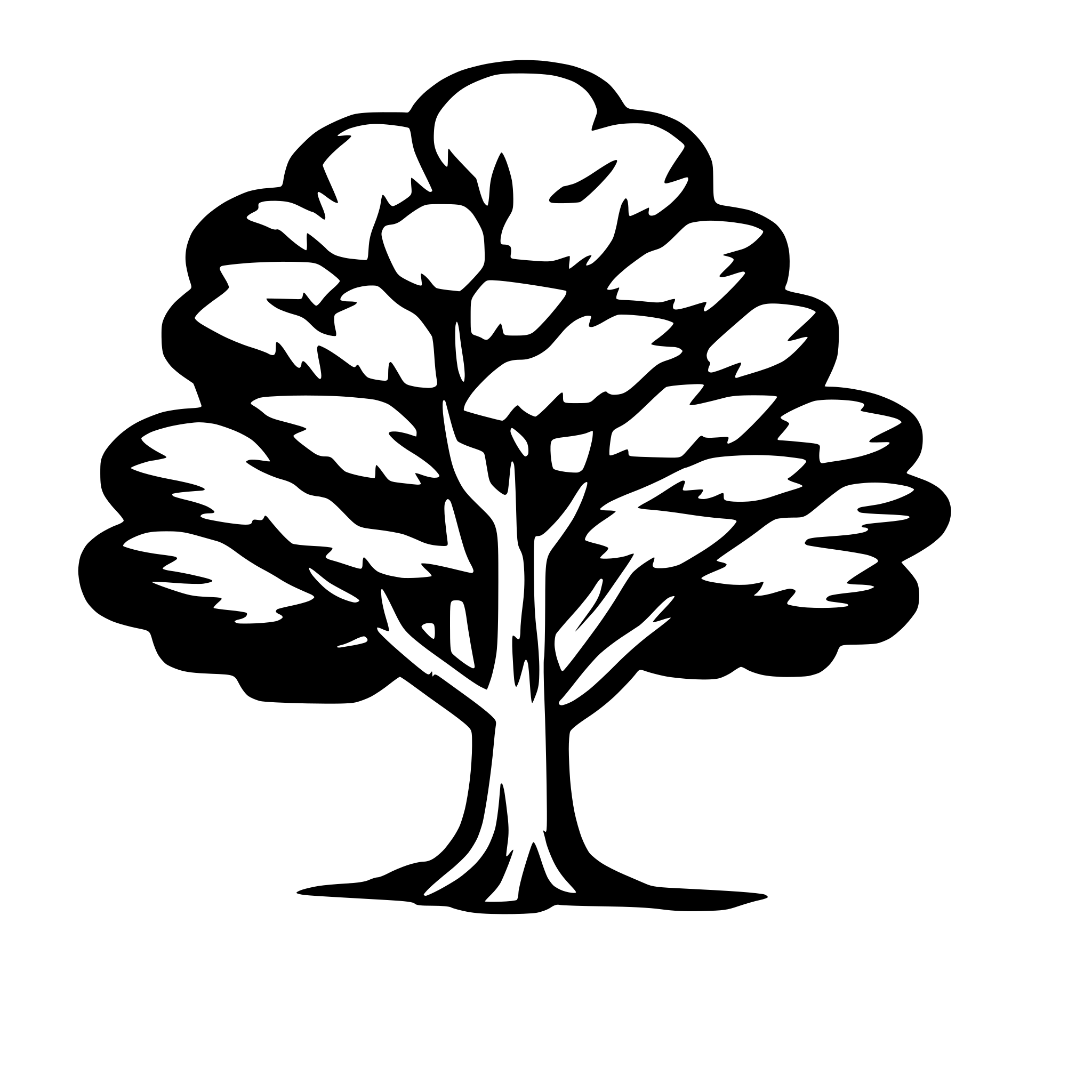 AI-generated SVG of a tree