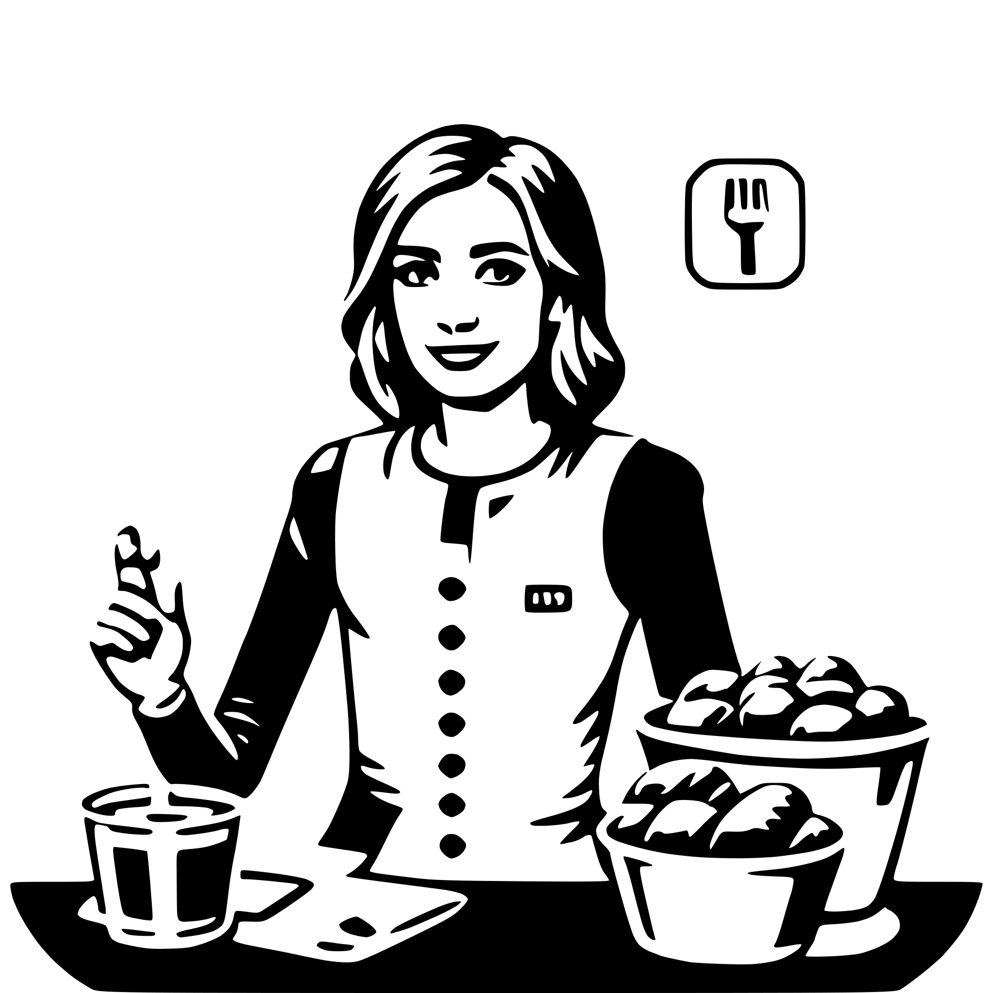 AI-generated SVG of 'nutritionist'