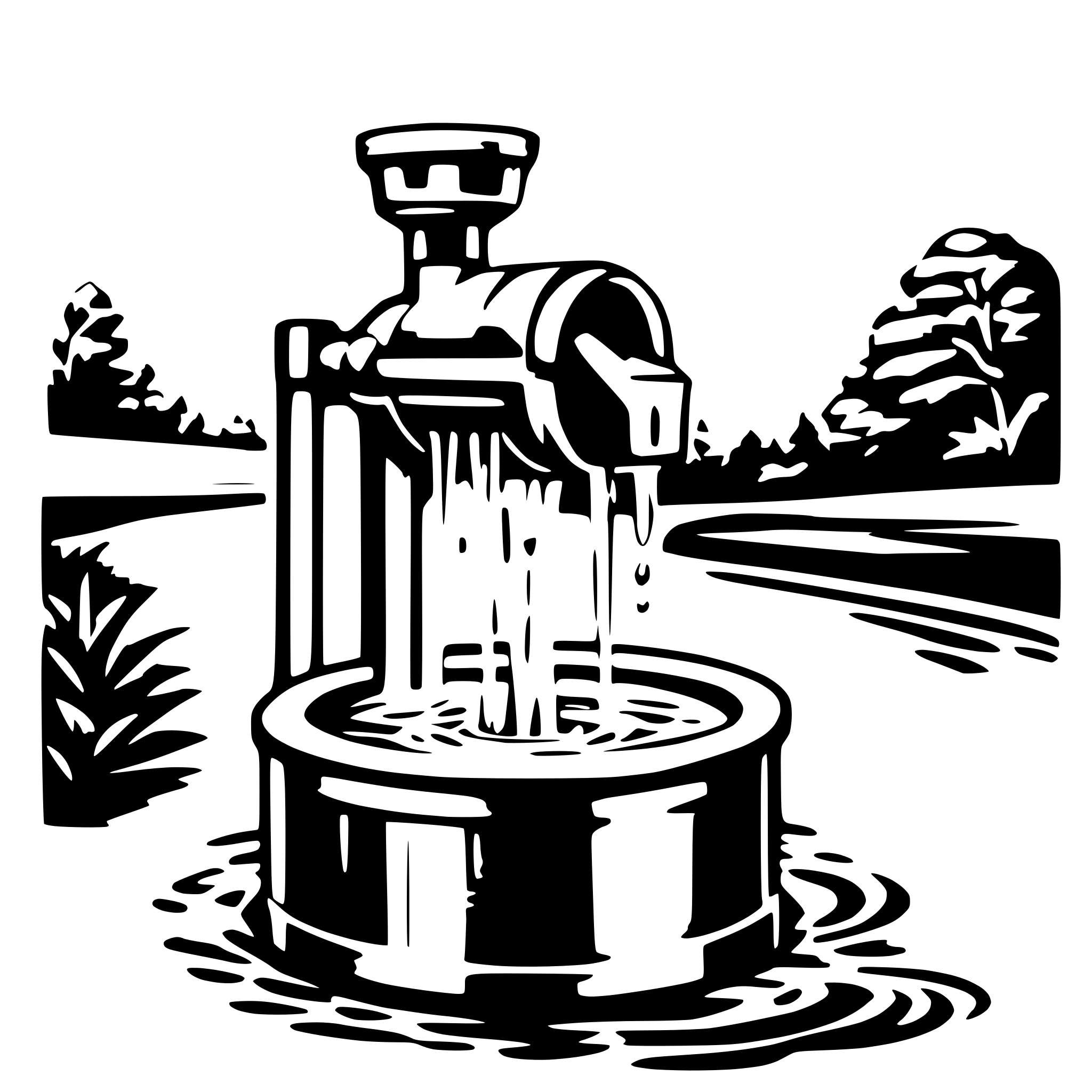 AI-generated SVG of a ciclo da agua na atimosfera