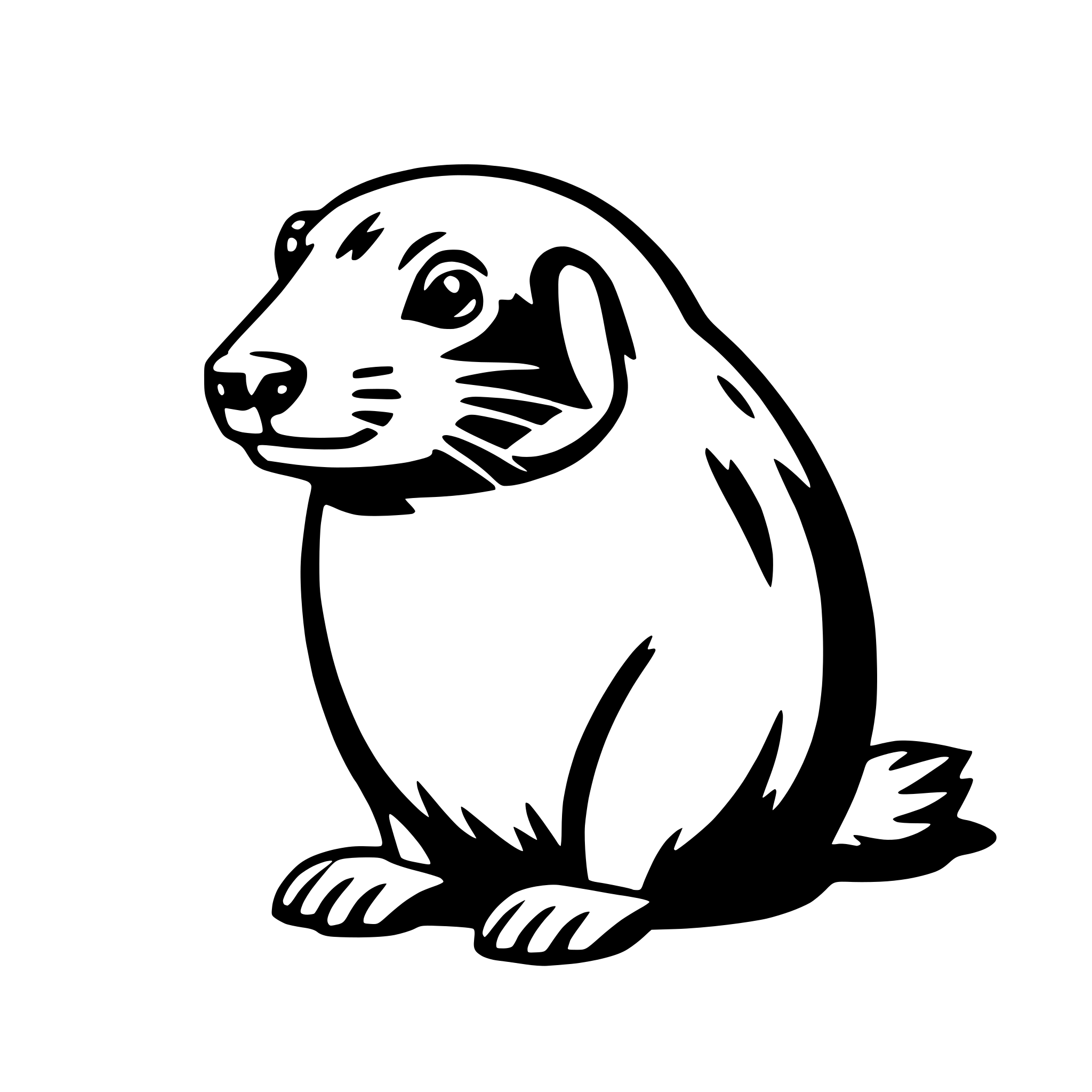 AI-generated SVG of 'lemming'