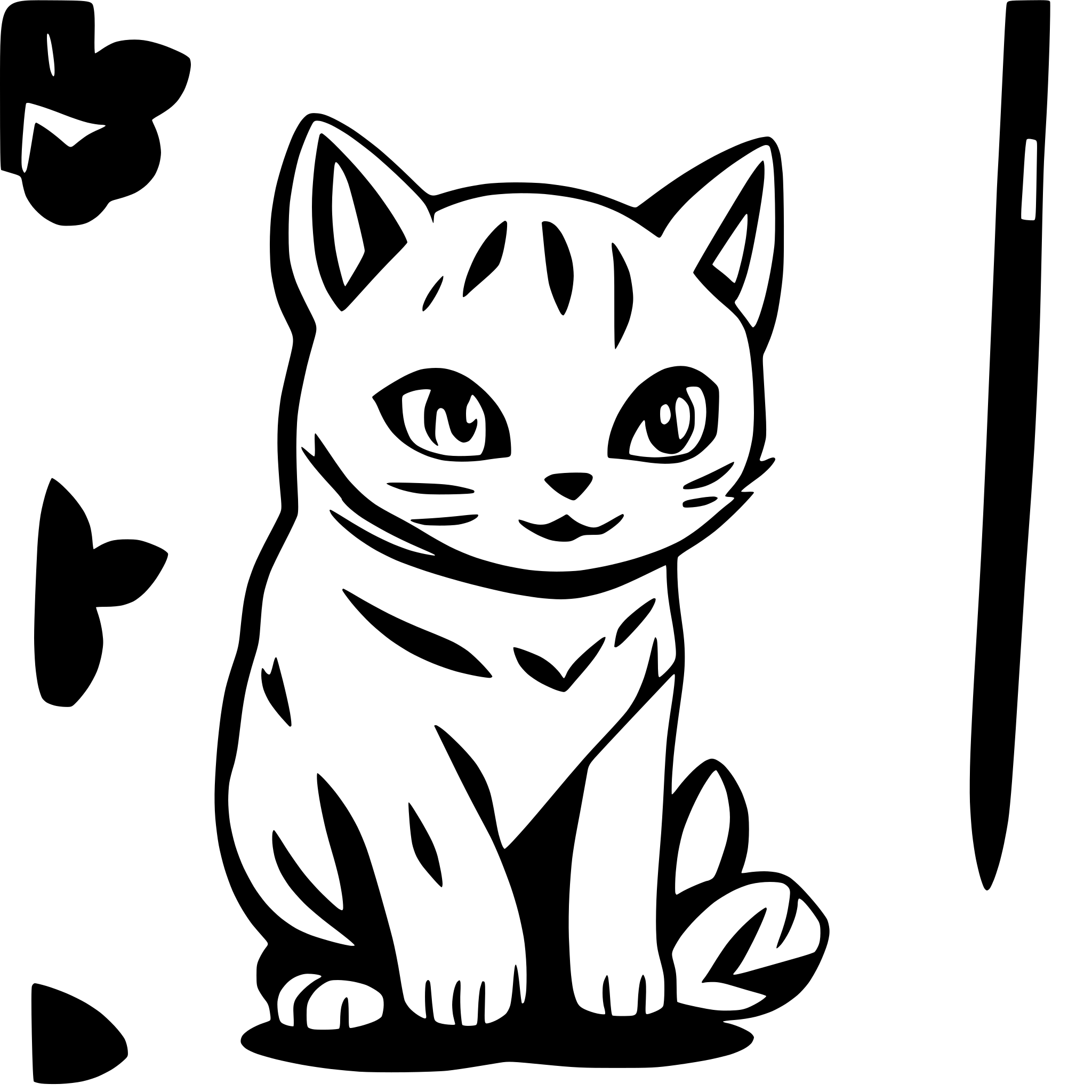 AI-generated SVG of a cat