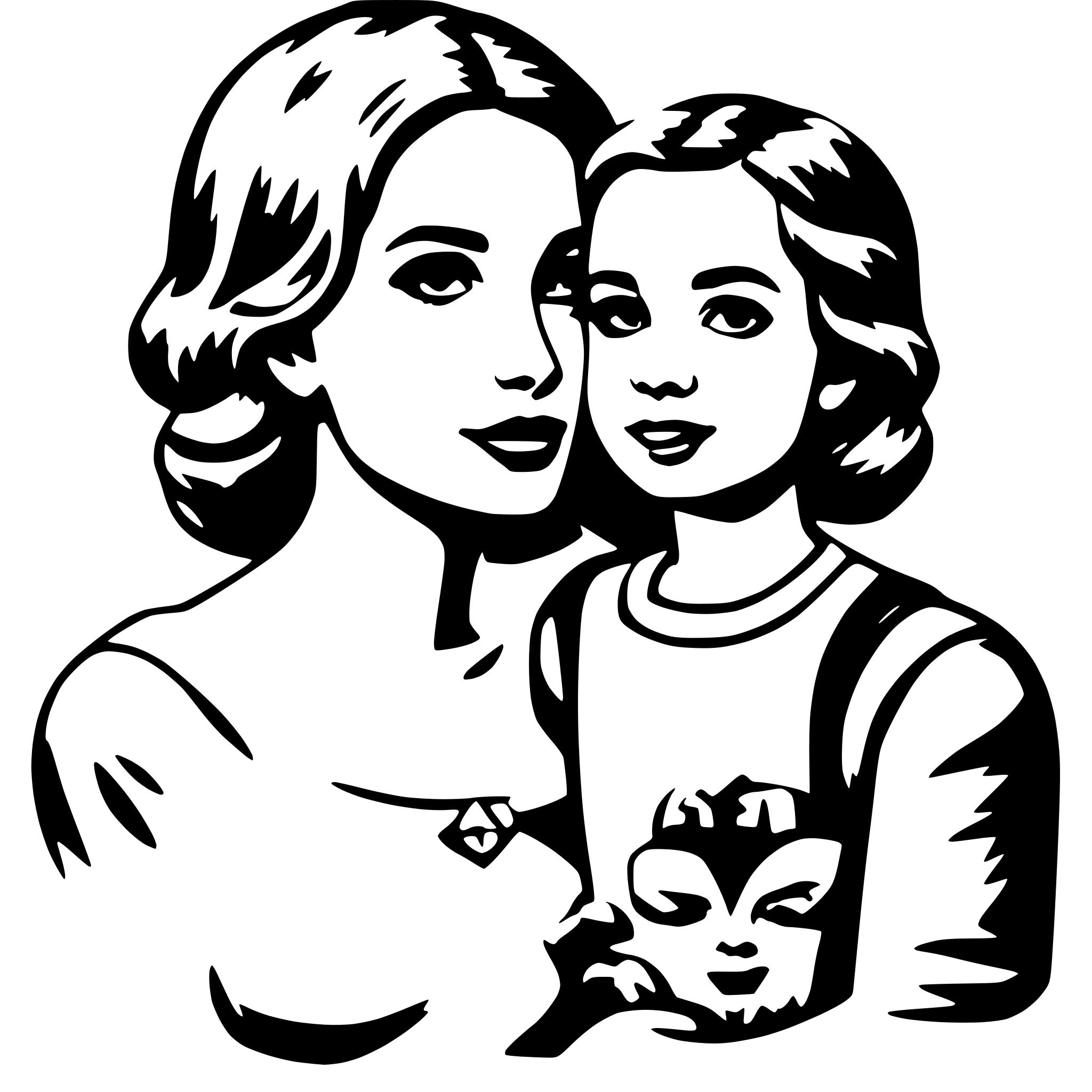 AI-generated SVG of 'mother'