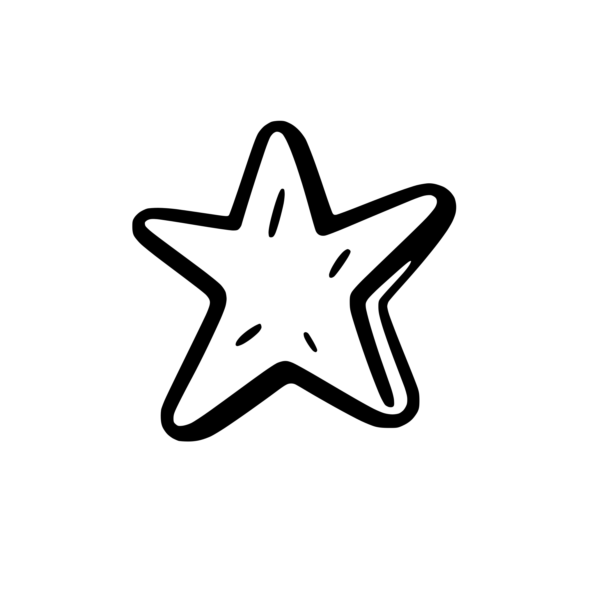 AI-generated SVG of a simple the star logo ico svg
