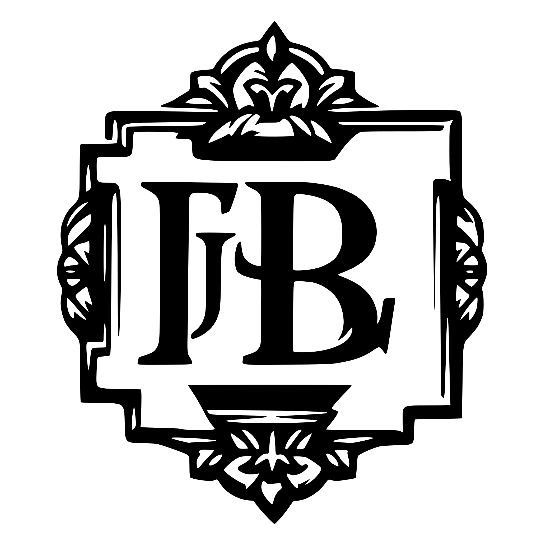 AI-generated SVG of a JD initials monogram