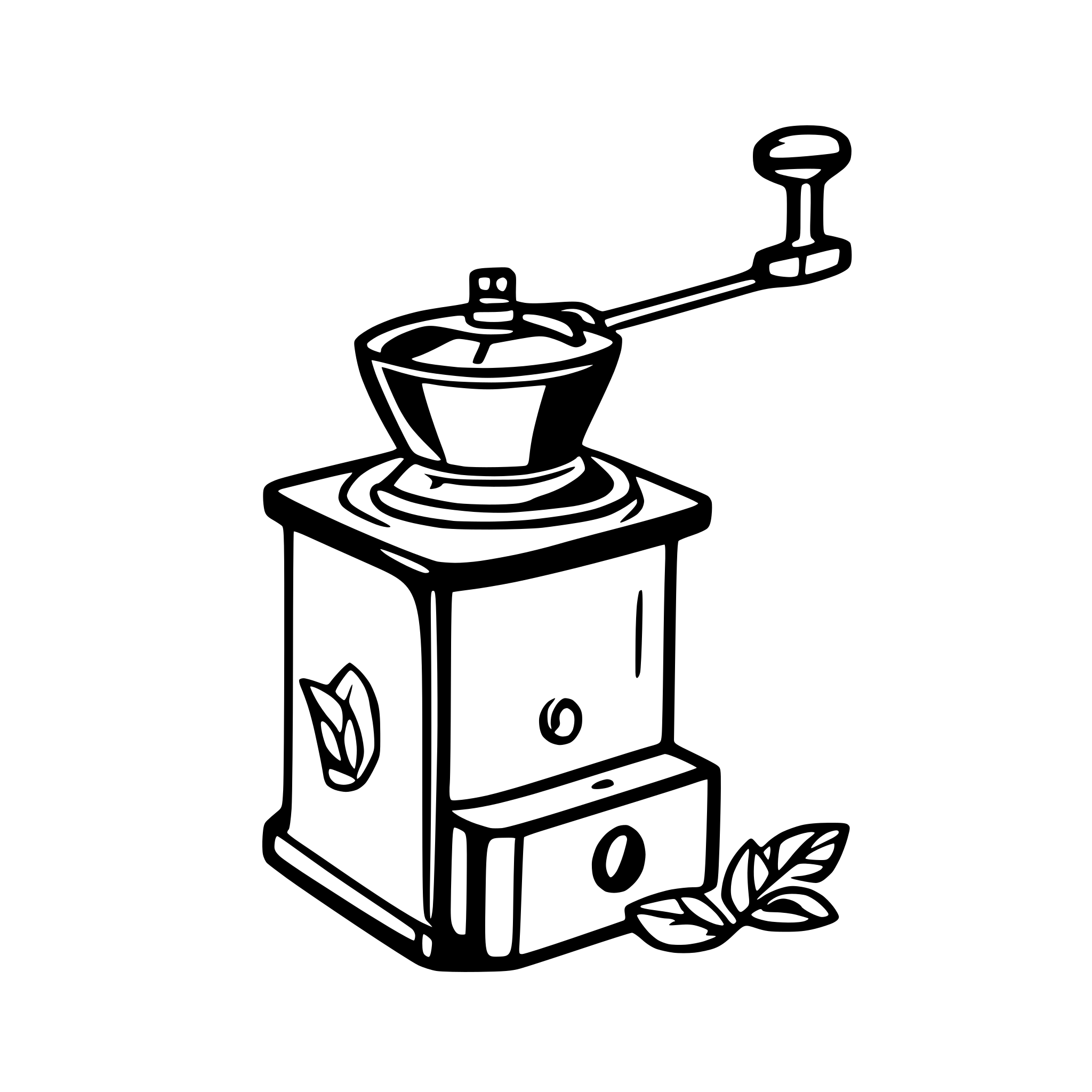 AI-generated SVG of 'coffee grinder'
