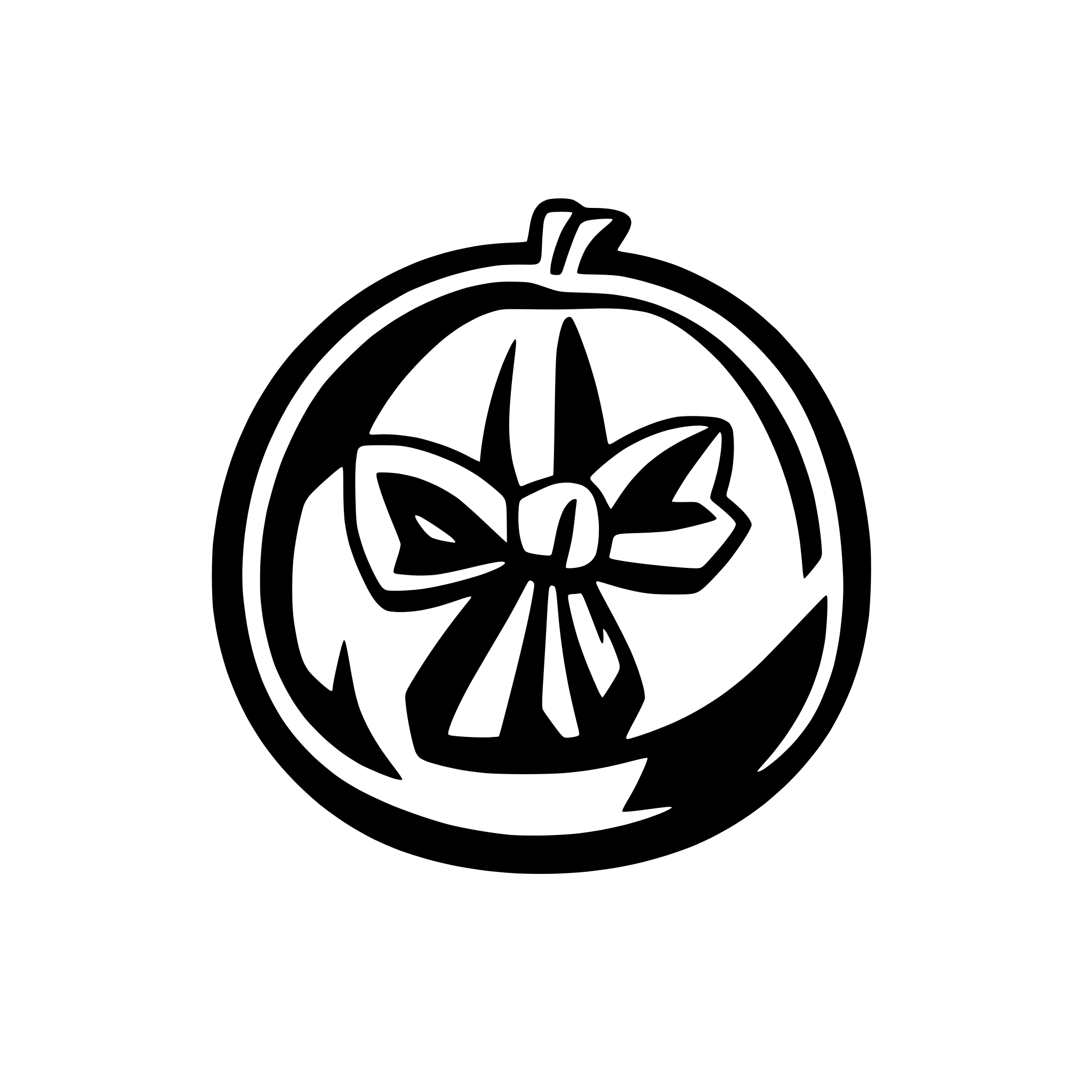 AI-generated SVG of a pumpkin with bow tie