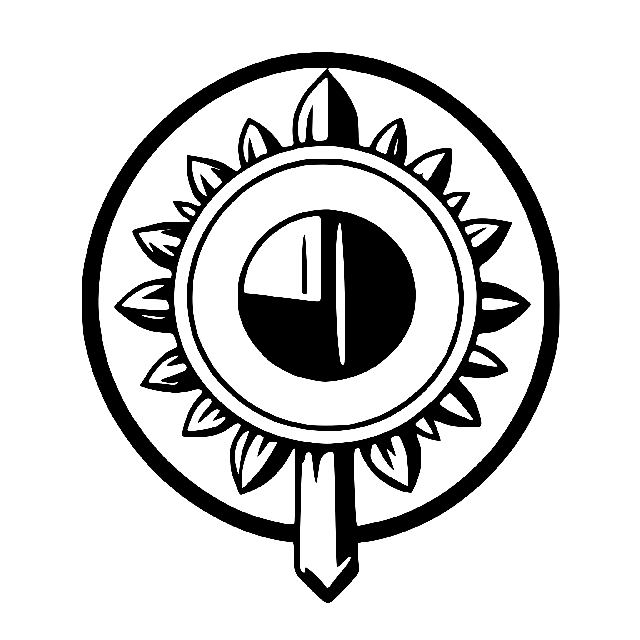AI-generated SVG of a medallion