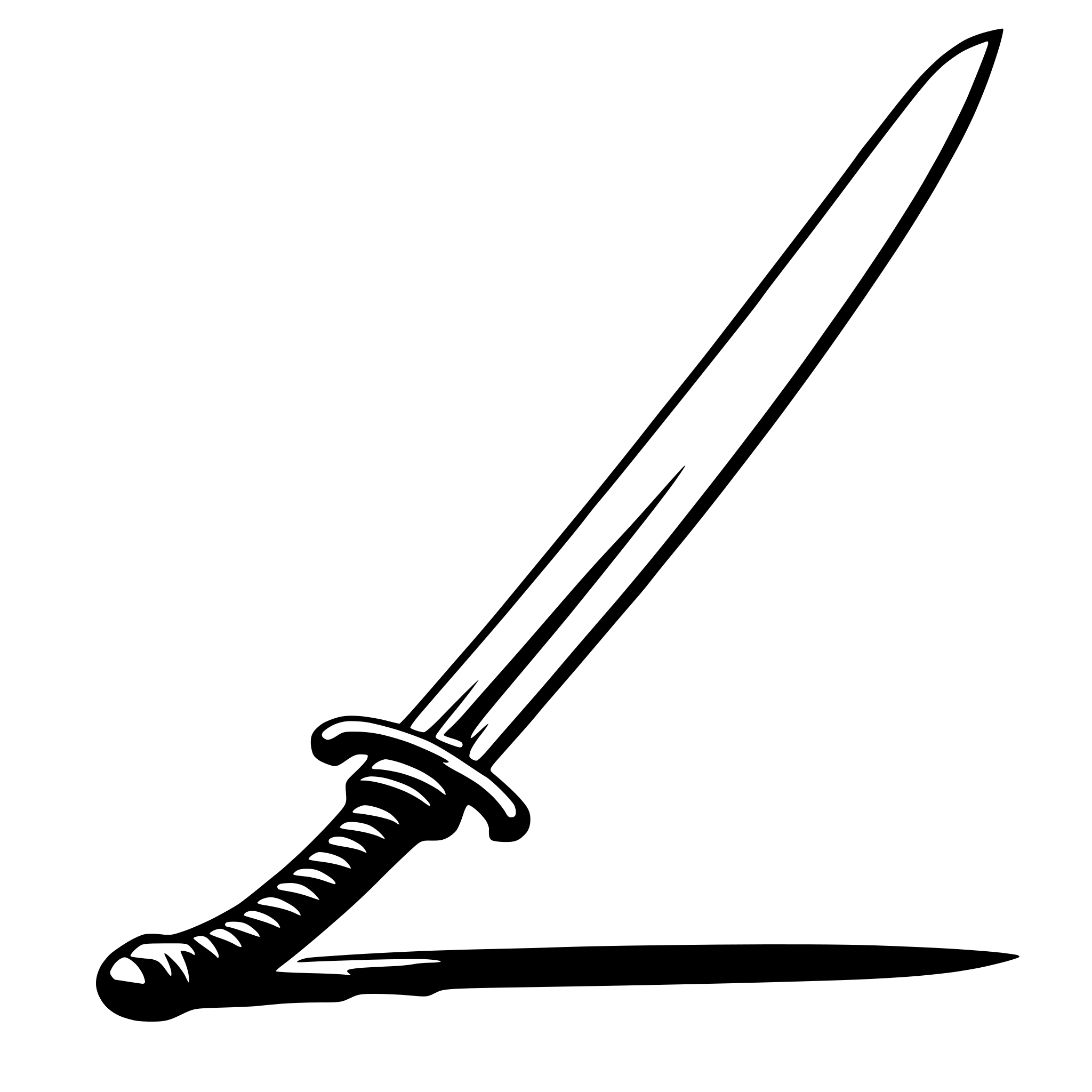 AI-generated SVG of 'one Japanese Sword Katana'